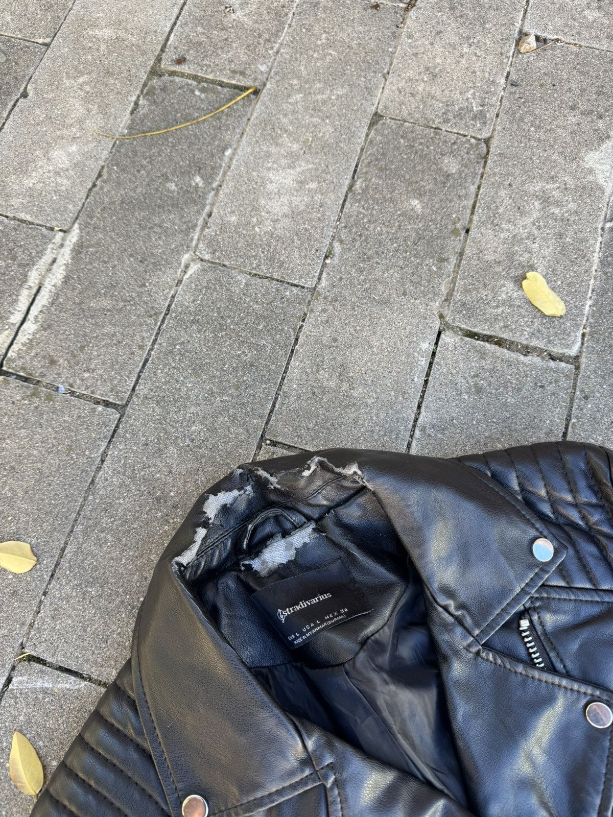 Japanese Brand 00s Japanese Y2k Biker Distressed Jacket If9was6 LGB Style Size L / US 10 / IT 46 - 12 Thumbnail