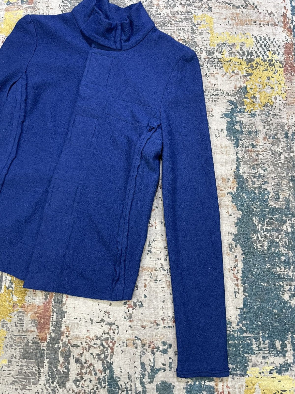 Zucca Zucca Velcro Strap Down Wool Jacket Size XS / US 0-2 / IT 36-38 - 3 Thumbnail