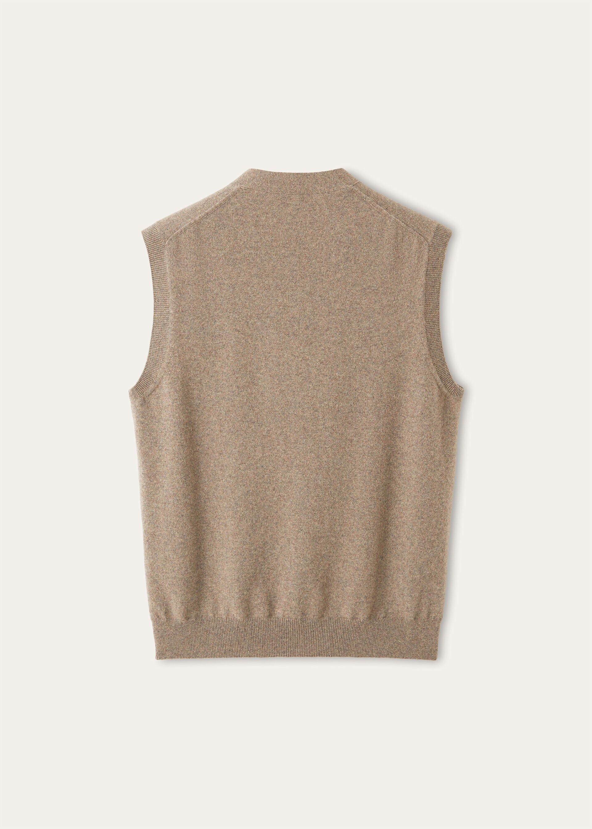 Loro Piana os11x0226 FAP6096 Classic Vest in Licorice Root Melange Size US XL / EU 56 / 4 - 6 Thumbnail