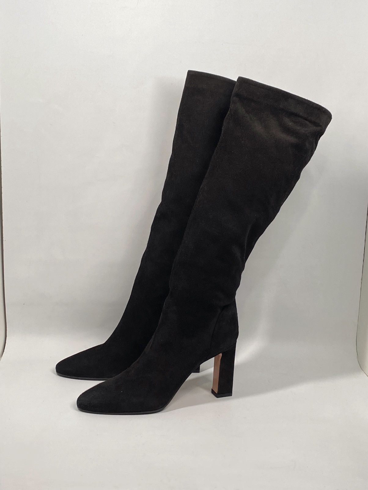 Aquazzura Aquazzura Manzoni Black Suede Leather Boots size 38 Size US 8 / IT 38 - 2 Thumbnail