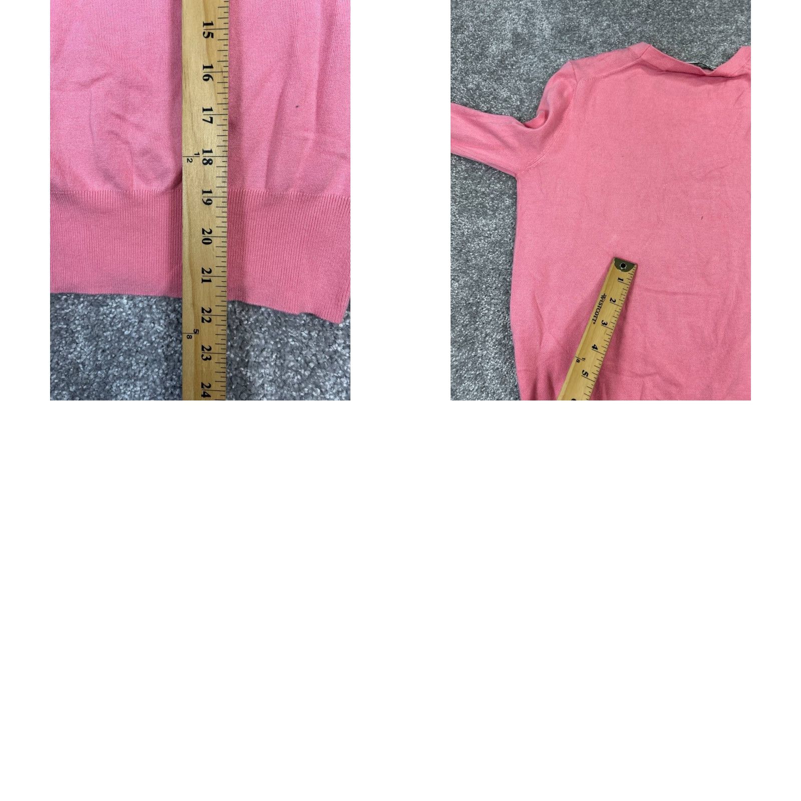 Zara Zara Sweater Womens Small Pink Knit Pullover Crew Neck Casual Pullover Polyester Knit Long Sleeve Regular Fit Size S / US 4 / IT 40 - 8 Thumbnail