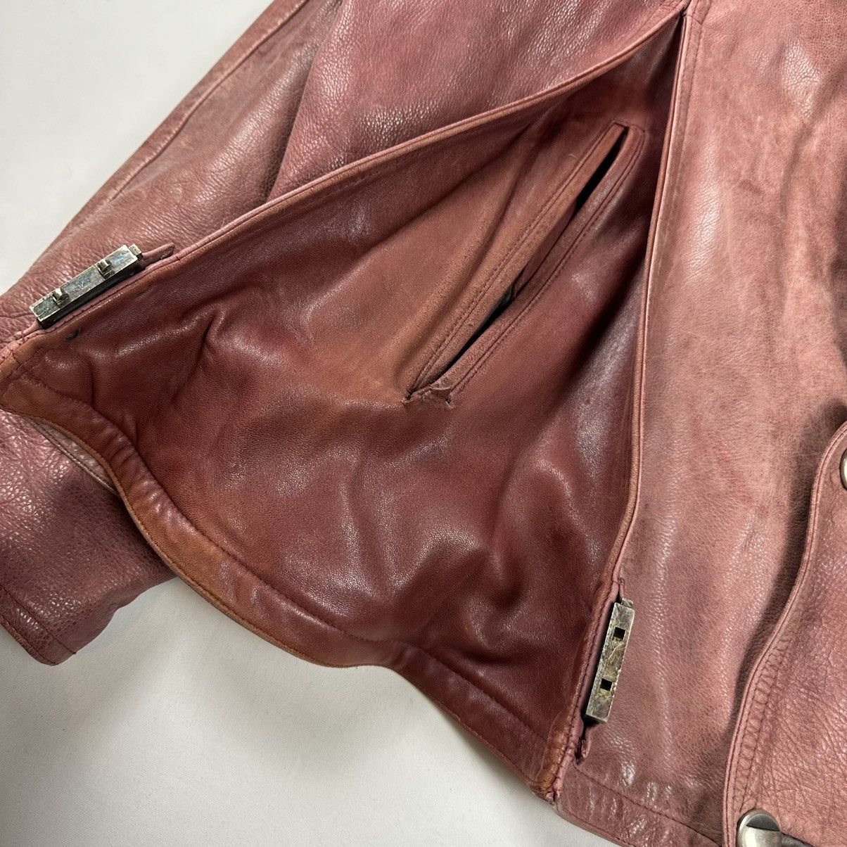 Marithe + Francois Girbaud Marithe + Francois Girbaud Leather Jacket Ruffo (1990s) Size US L / EU 52-54 / 3 - 7 Thumbnail