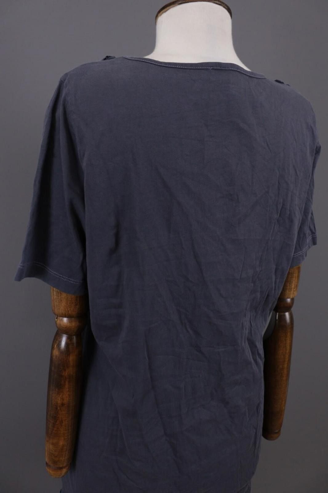 Designer Deerberg by Oska Gray Embroidered Relaxed Knee Dress Size L Size L / US 10 / IT 46 - 12 Thumbnail