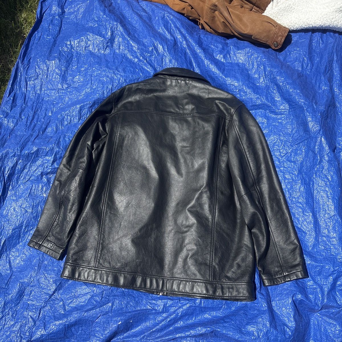 M. Julian M. Julian black leather jacket XL Size US XL / EU 56 / 4 - 2 Thumbnail