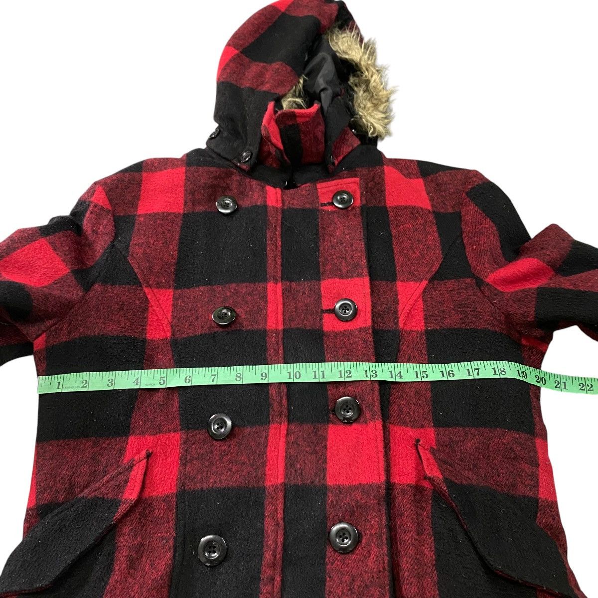 If Six Was Nine × Le Grande Bleu (L.G.B.) × PPFM Vintage Ppfm Plaid Checked Faux Fur Size US L / EU 52-54 / 3 - 9 Thumbnail