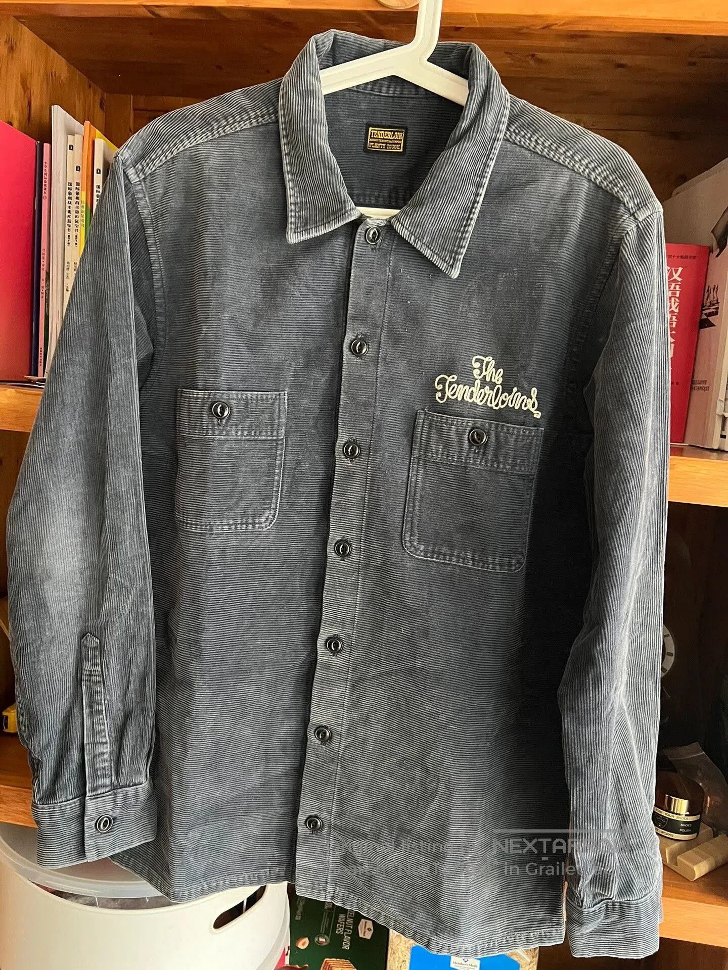 Tenderloin Tenderloin Washed Indigo Corduroy Workshirt. Size US S / EU 44-46 / 1 - 3 Thumbnail