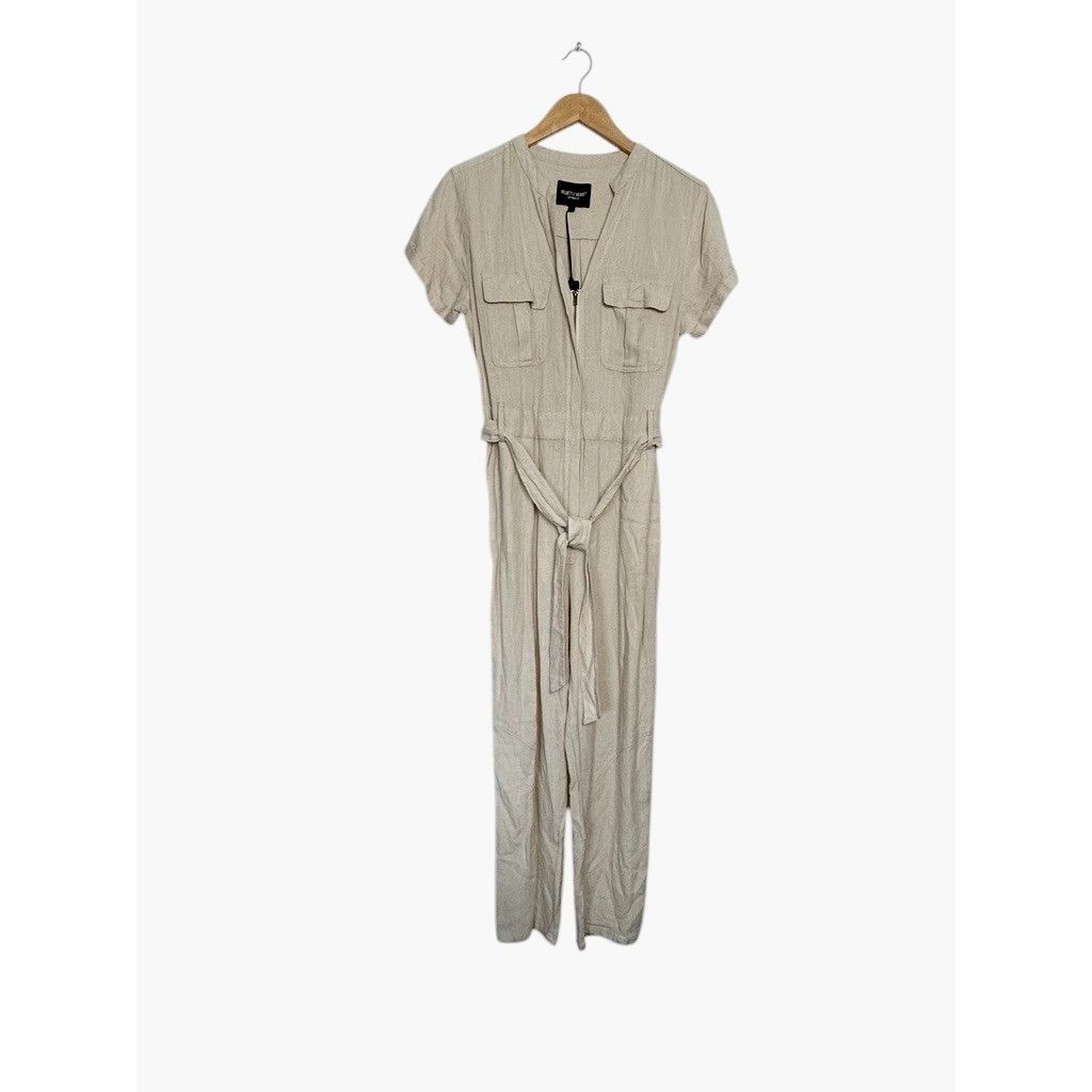 Other Velvet Heart Greyson Lightweight Jumpsuit in Wheat - Sz S - Size 27" / US 4 / IT 40 - 2 Thumbnail