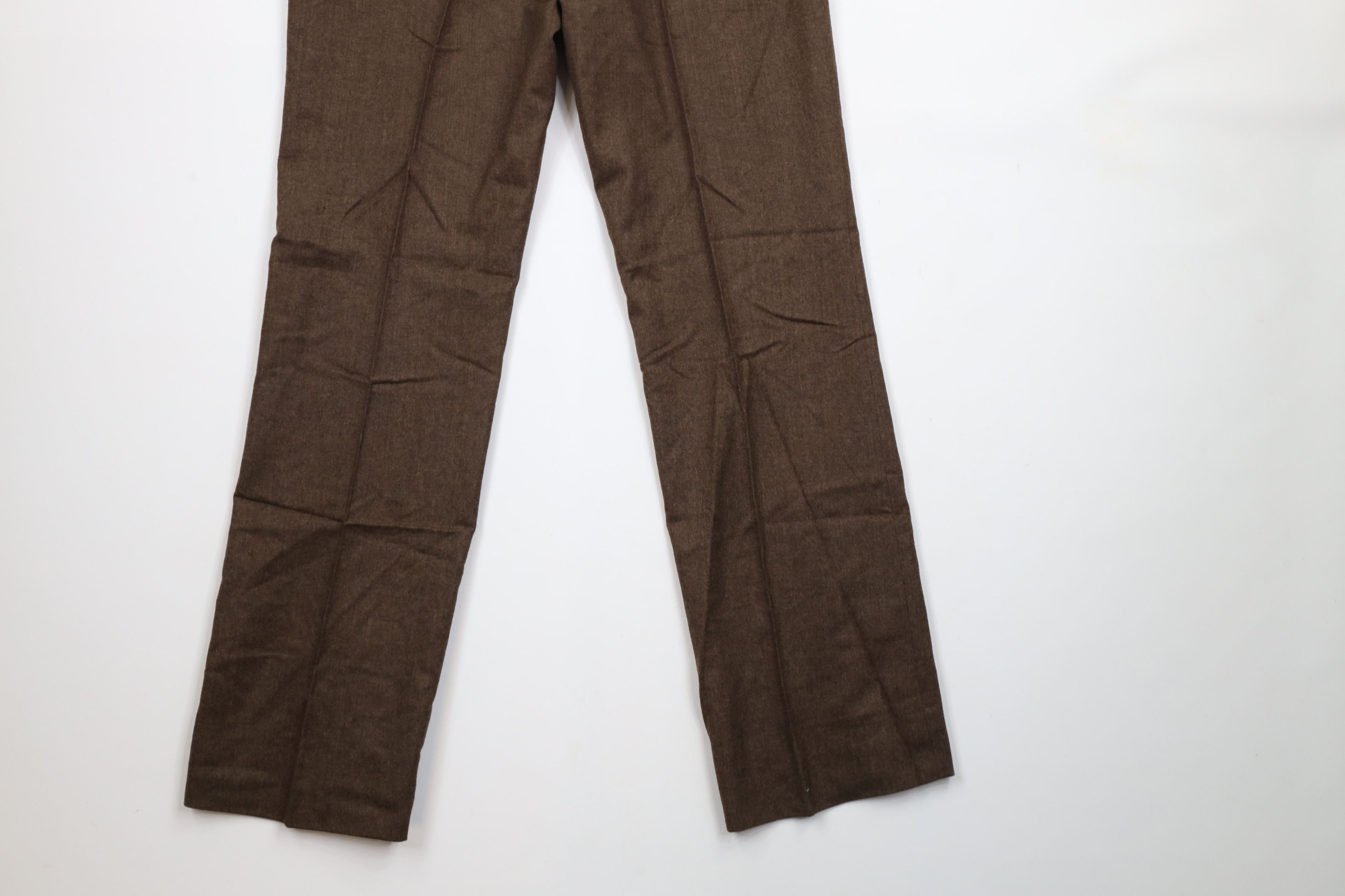 Vintage Vintage 70s Streetwear Blend Flared Chino Pants Brown USA Size US 32 / EU 48 - 12 Thumbnail