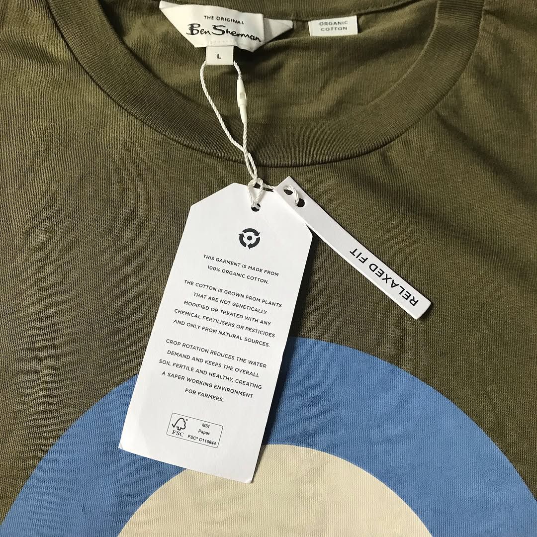 Ben Sherman × Other UK Ben Sherman Signature Mod Target T-shirt in Camouflage Green Size US L / EU 52-54 / 3 - 4 Thumbnail