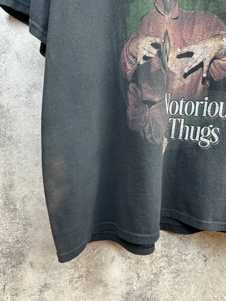 Vintage Notorious BIG "Notorious Thugs" UK Vintage Faded Rap Tee Size US L / EU 52-54 / 3 - 6 Thumbnail