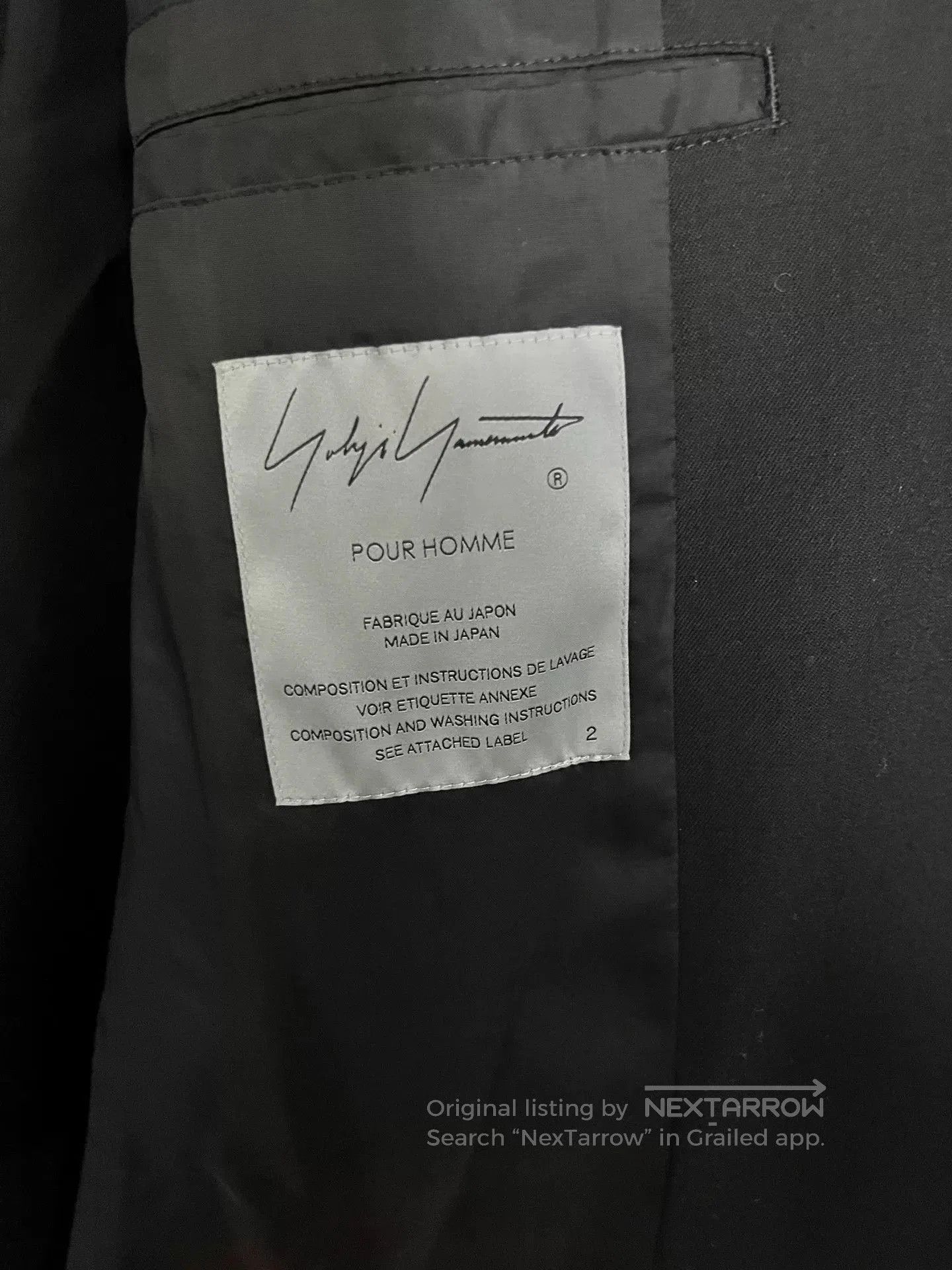 Yohji Yamamoto Yohji Yamamoto Black Tailcoat Coat. Size US M / EU 48-50 / 2 - 3 Thumbnail