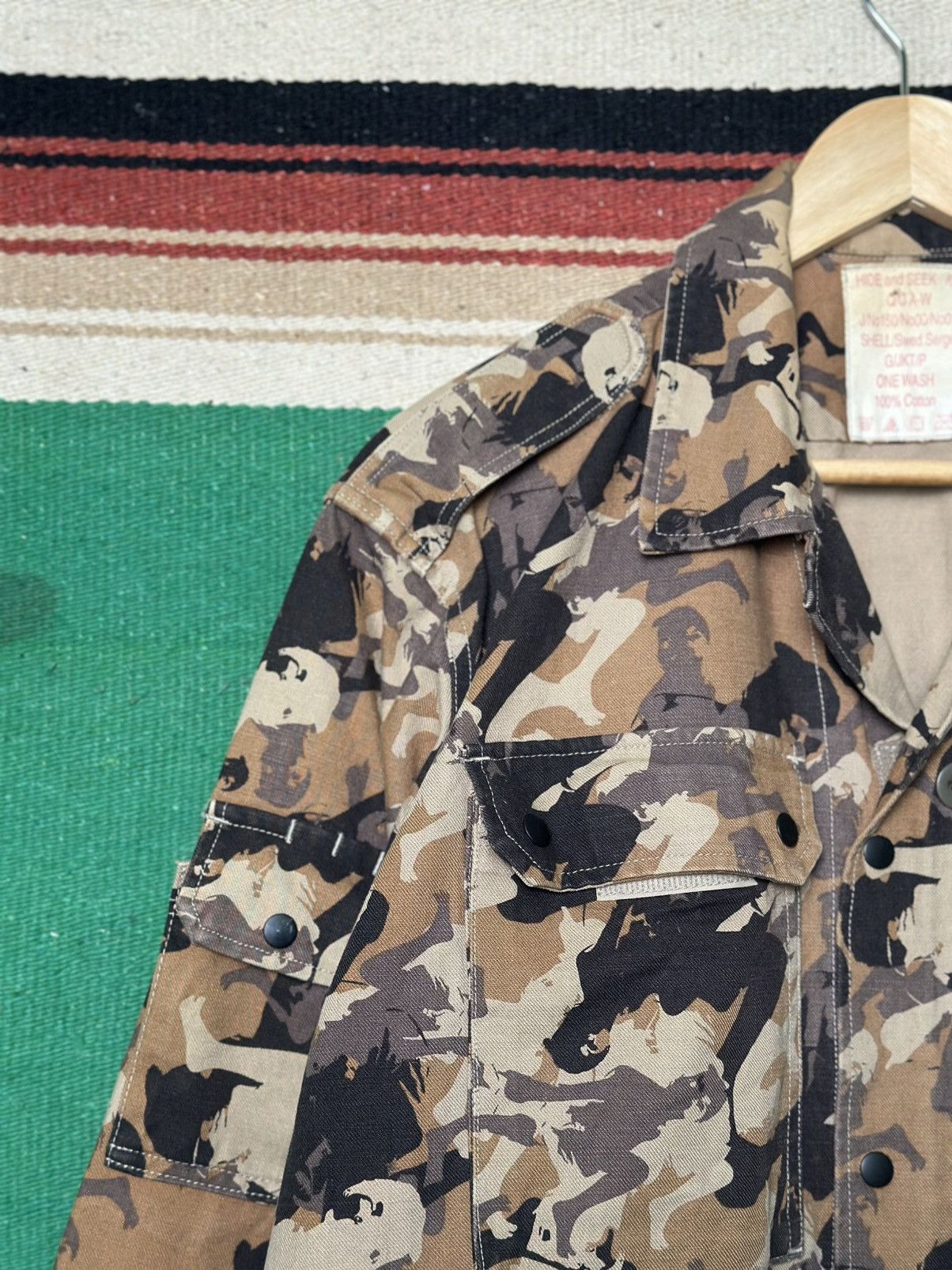 Japanese Brand RARE Hide and Seek Japan Vtg Military Workwear Jacket Size US L / EU 52-54 / 3 - 11 Thumbnail