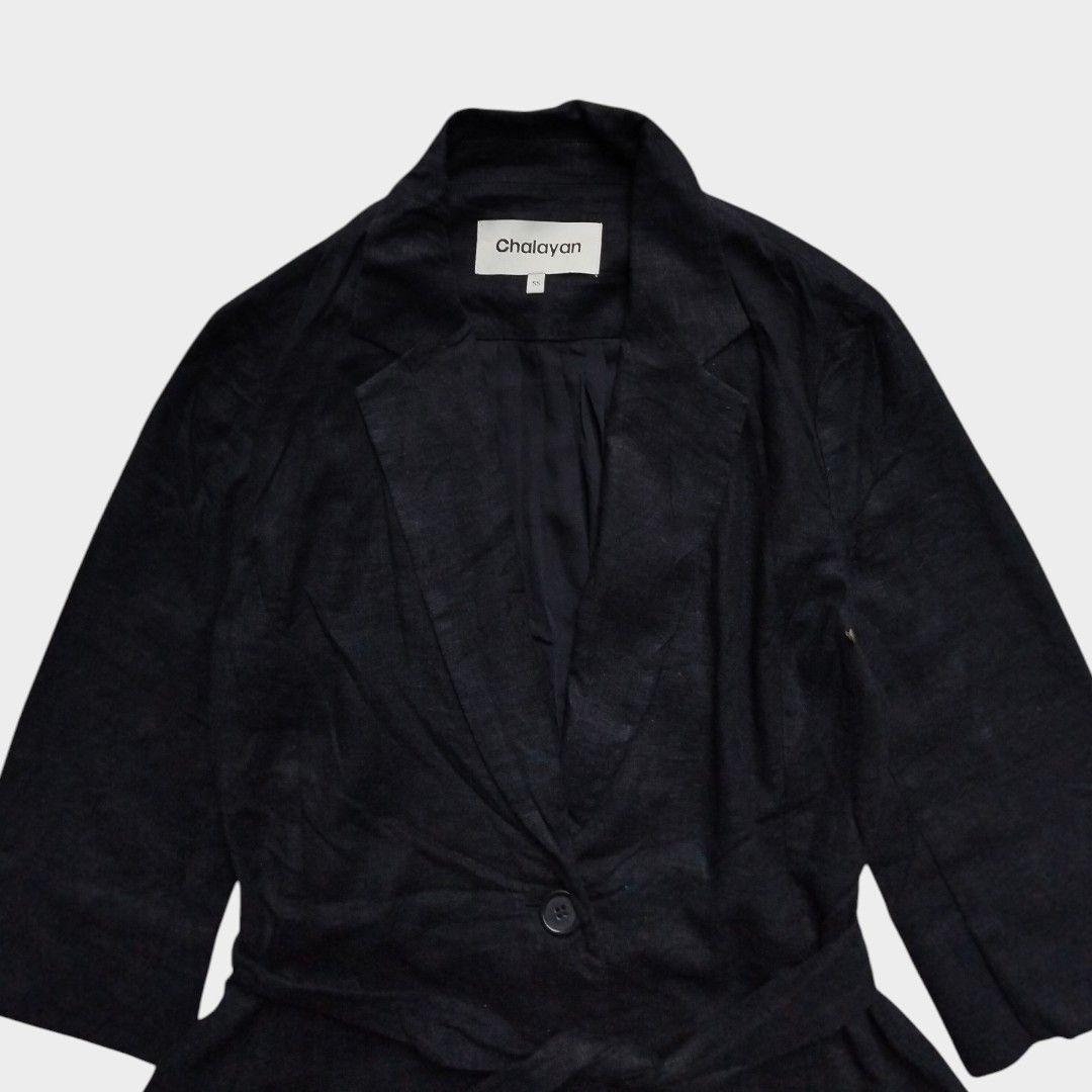 Hussein Chalayan Chalayan by Hussein chalayan pleated back blazer Size M / US 6-8 / IT 42-44 - 3 Thumbnail