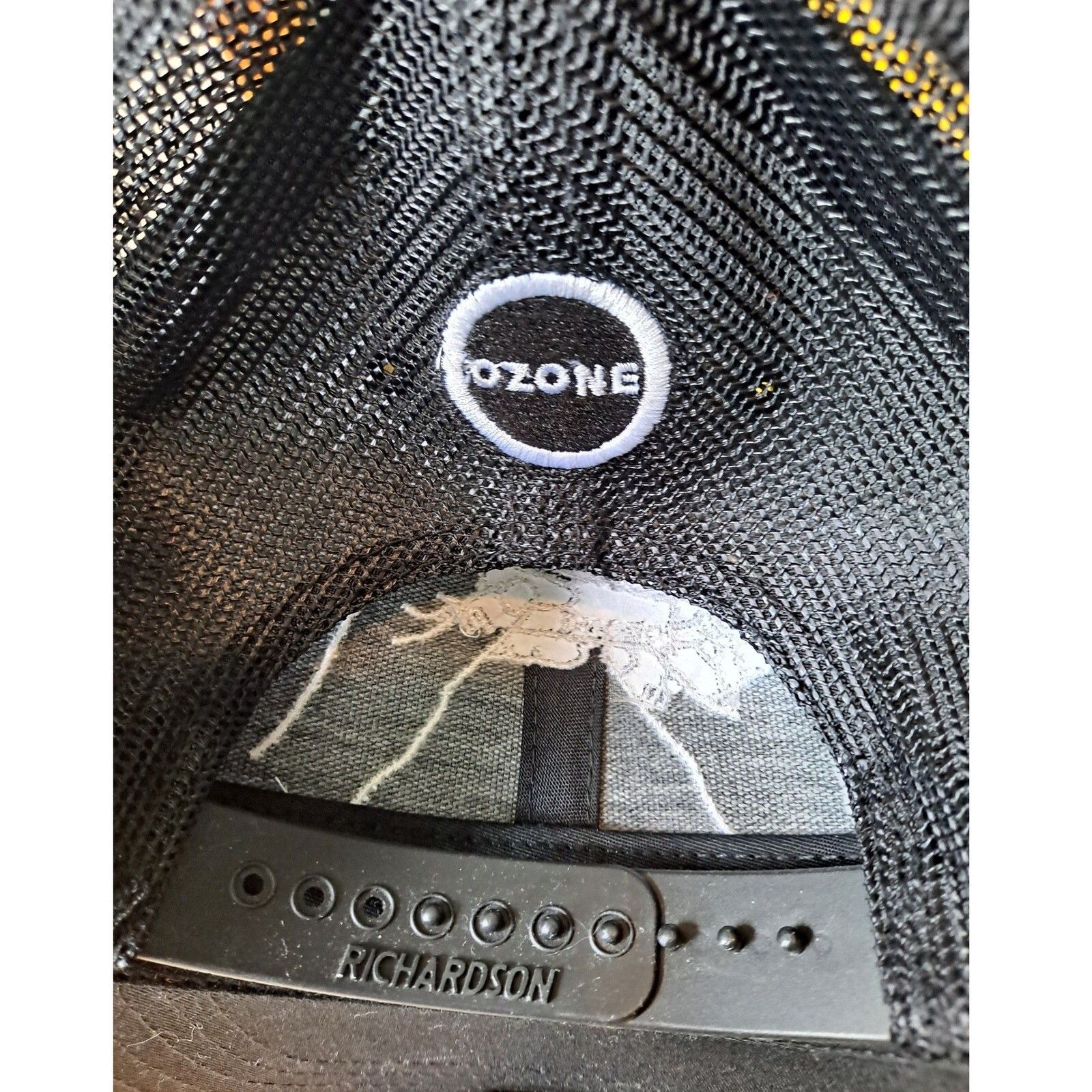 Richardson Richardson 112 Trucker Hat Adjustable Snapback Cap Ozone Bla Size ONE SIZE - 4 Thumbnail