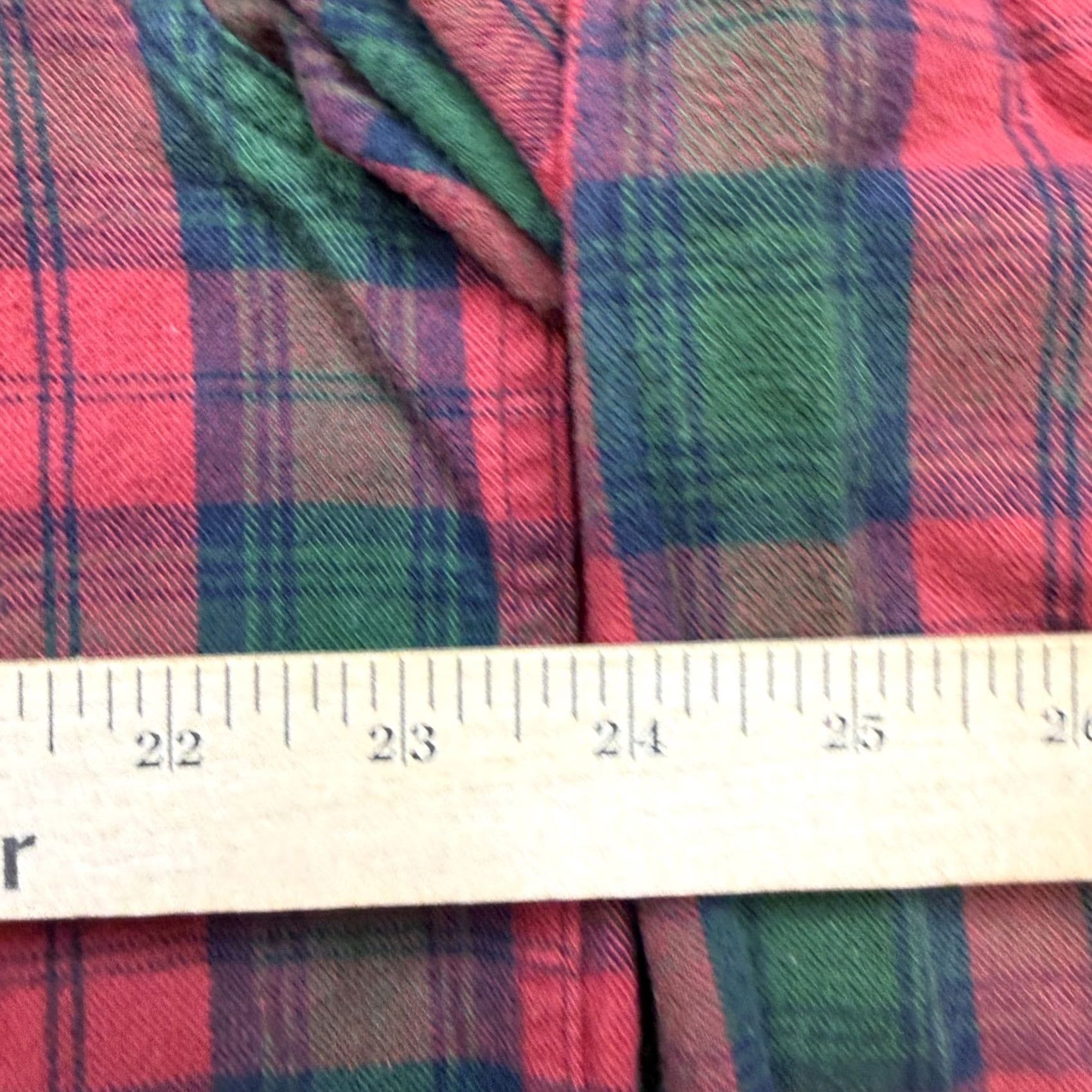 Vintage VINTAGE L.L. Bean Button-Up Shirt Mens L Red Green Plaid Long Sleeve Wool Cotton Maine Guide Lumberjack Y2K Size US L / EU 52-54 / 3 - 6 Thumbnail