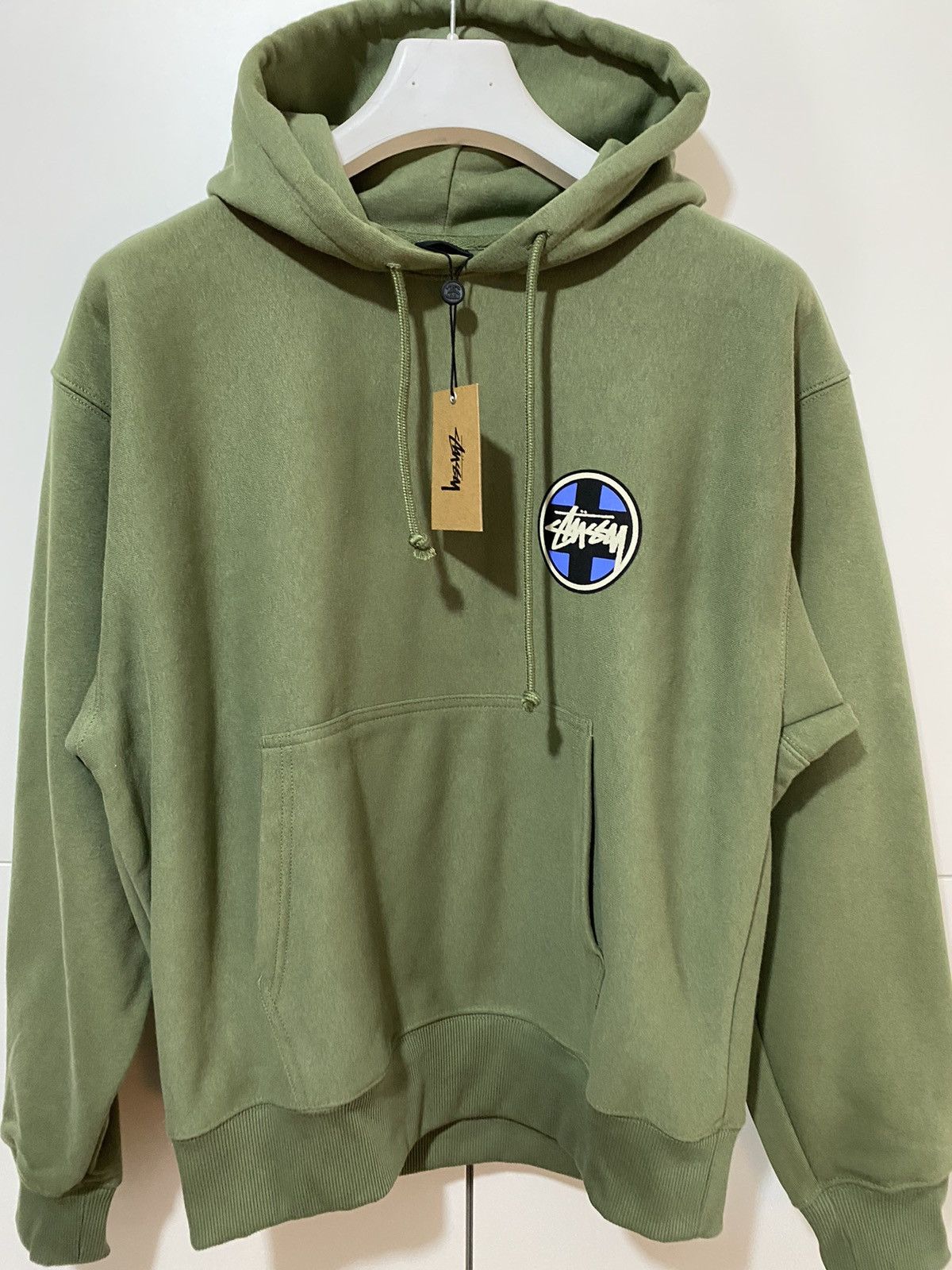 Stussy Stüssy Cross Dot sweatshirt, size M, dark green, new Size US M / EU 48-50 / 2 - 1 Thumbnail