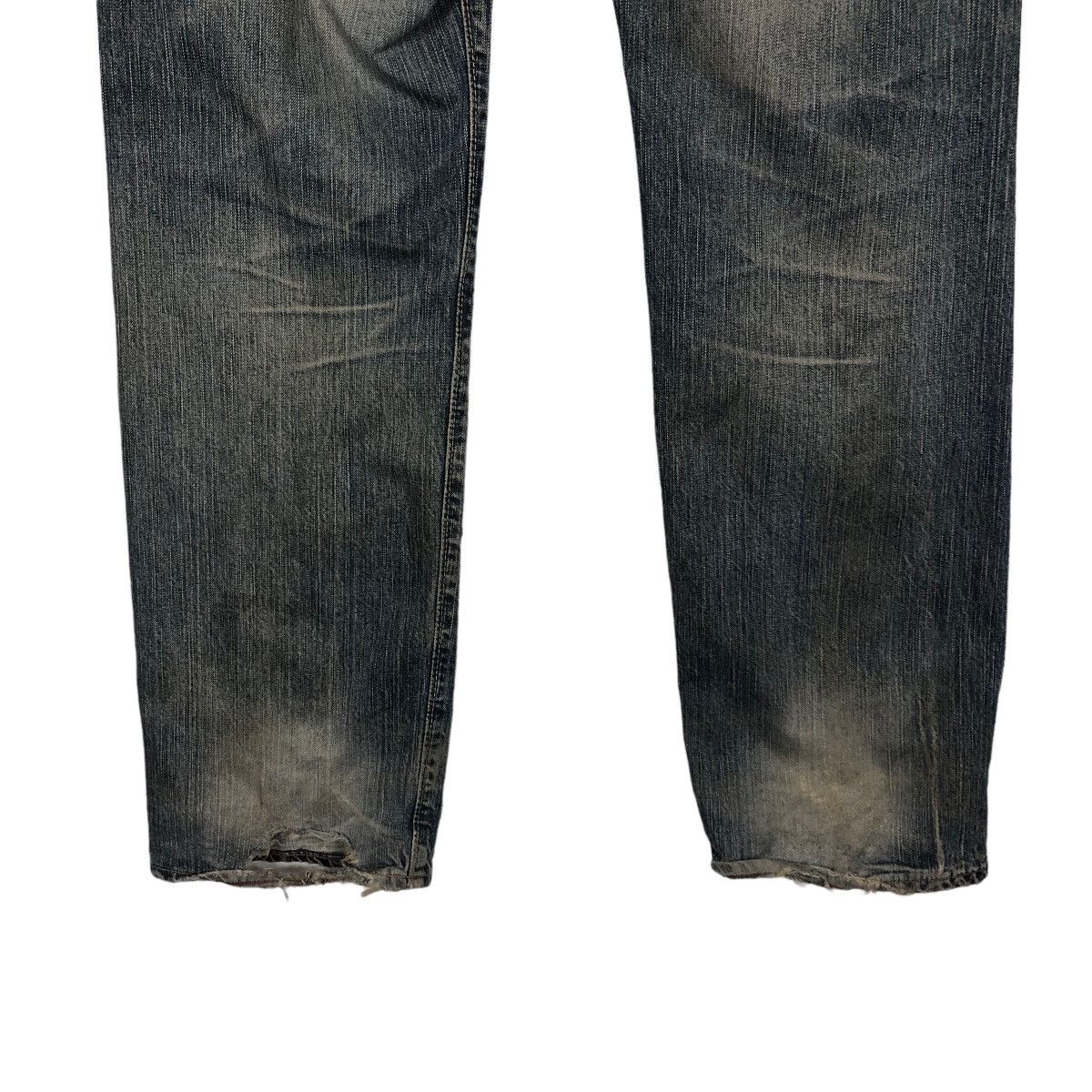 Japanese Brand 🔥90’s Distressed Denim Jeans Edwin Lot 505 Made in Japan Size US 38 / EU 54 - 9 Thumbnail