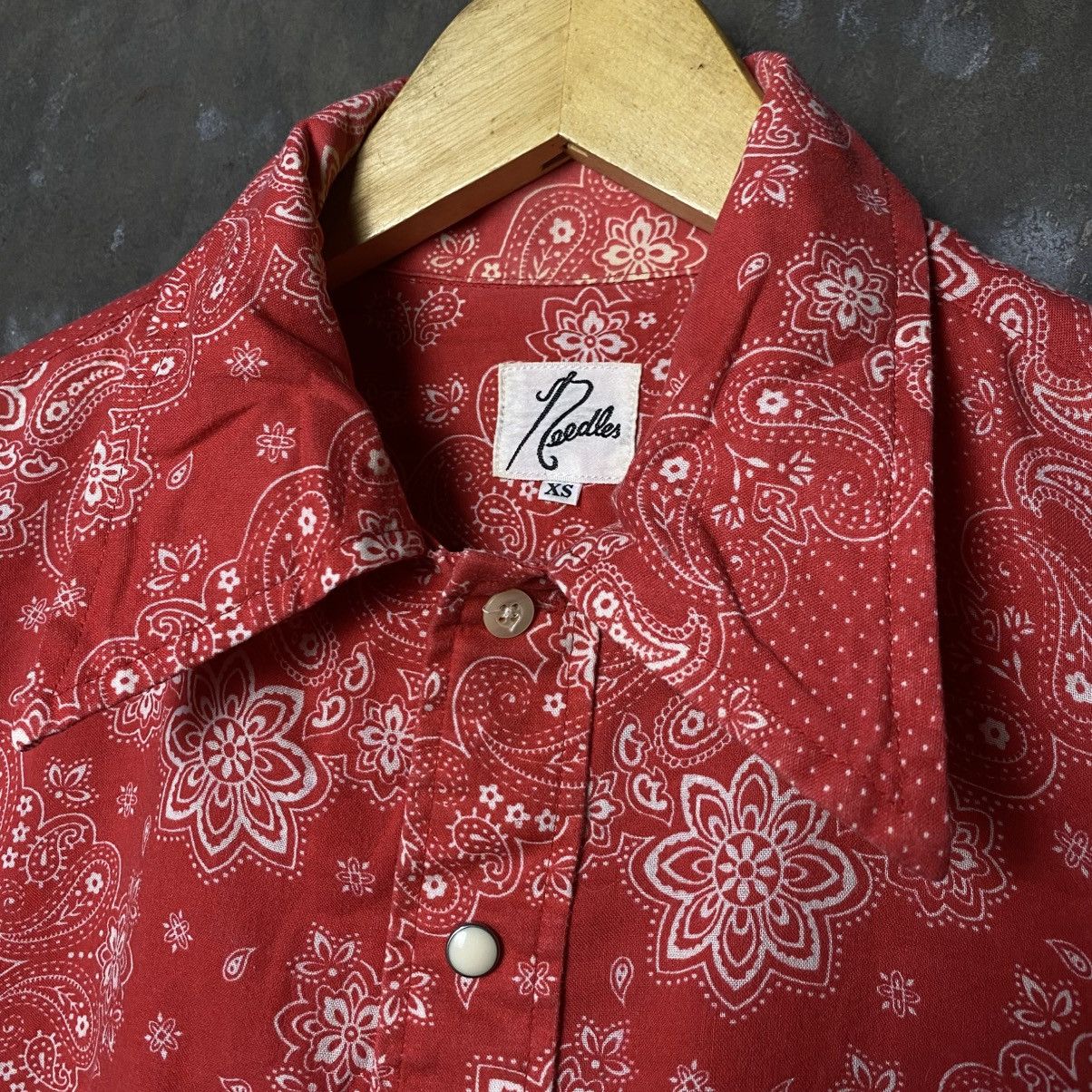 Needles × Nepenthes Needles by nephentes paisley shirt with stone button Size US S / EU 44-46 / 1 - 5 Thumbnail