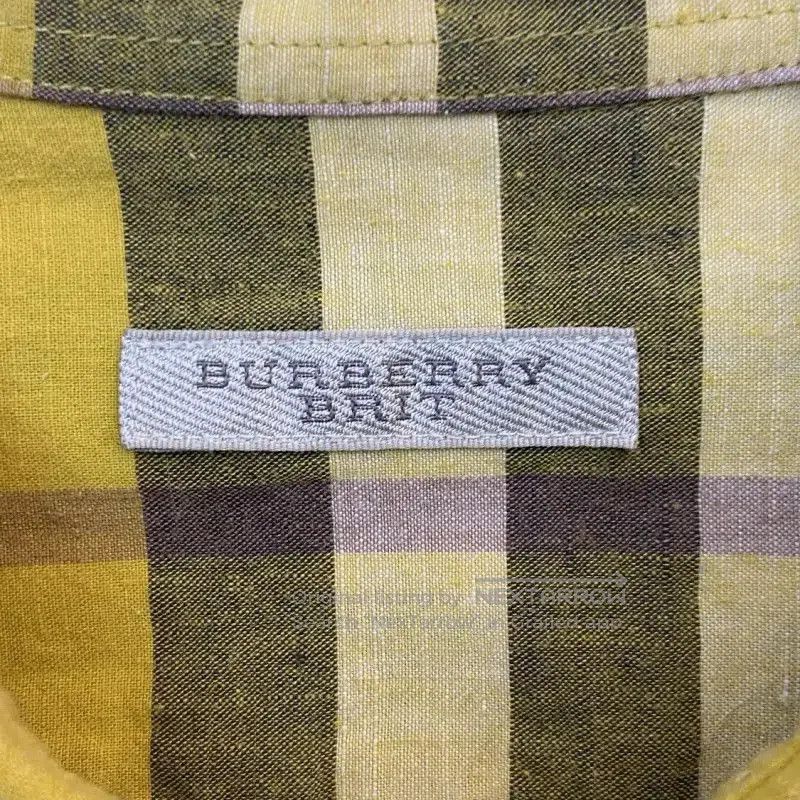 Burberry Burberry Yellow Cotton Short-Sleeve Shirt. Size L / US 10 / IT 46 - 6 Thumbnail