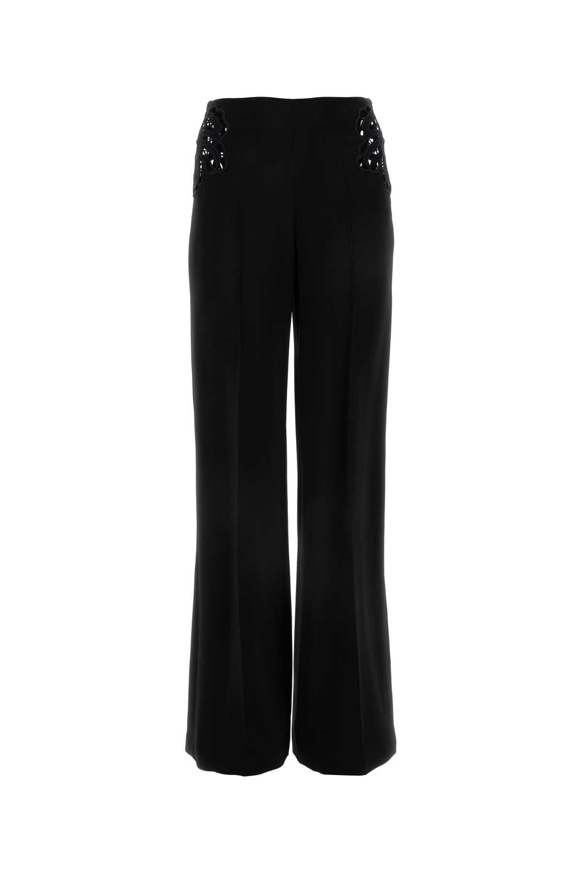 image of Stella Mccartney Black Stretch Viscose Pant, Women's (Size 26)