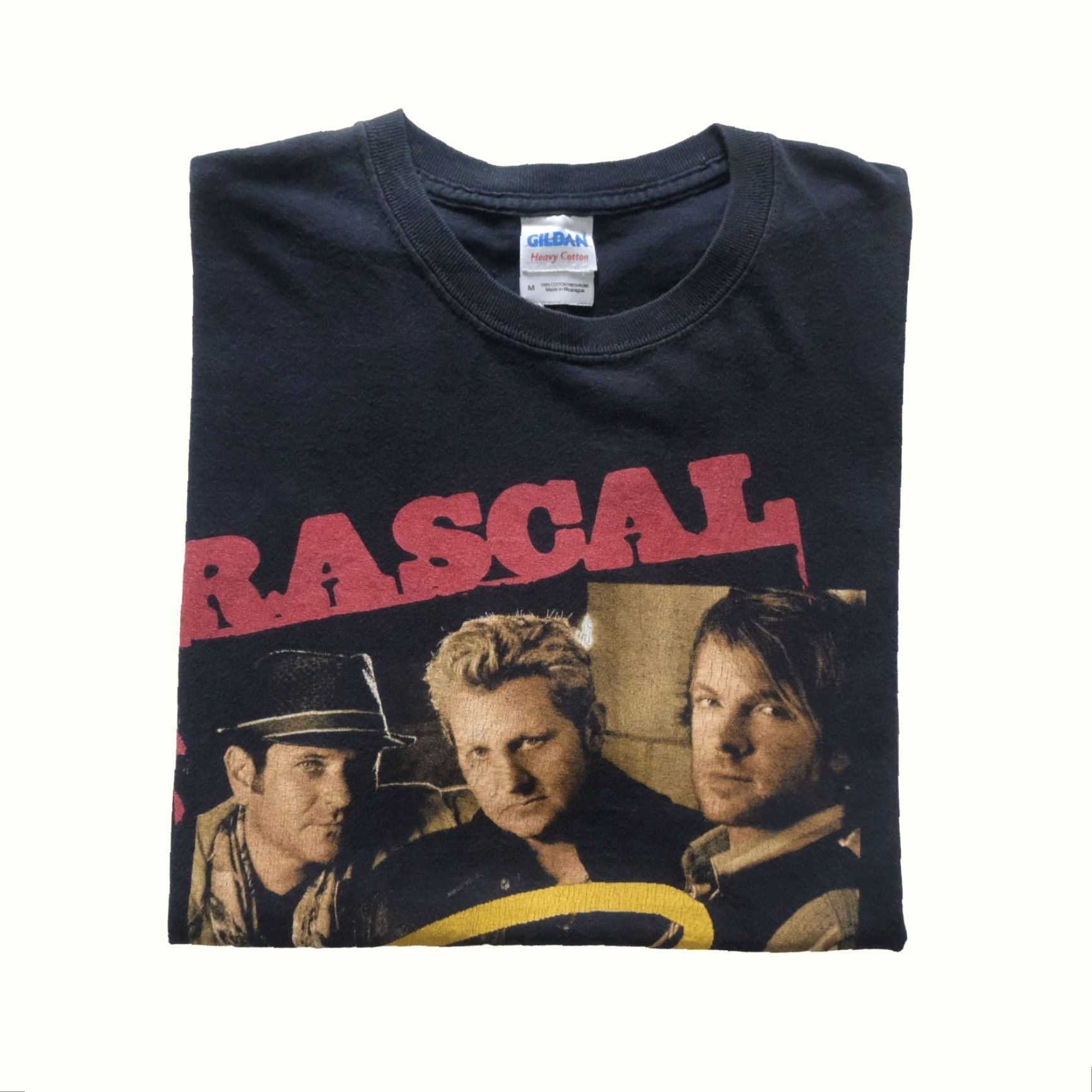 Gildan VINTAGE RASCAL FLATS ROCK MUSIC TOUR TEE BLACK T-SHIRT GILDAN MEN SZ M 90s Y2K RETRO Shirt Short Sleeve Crew Neck 2010s Vintage Licensed Apparel Size US M / EU 48-50 / 2 - 2 Thumbnail