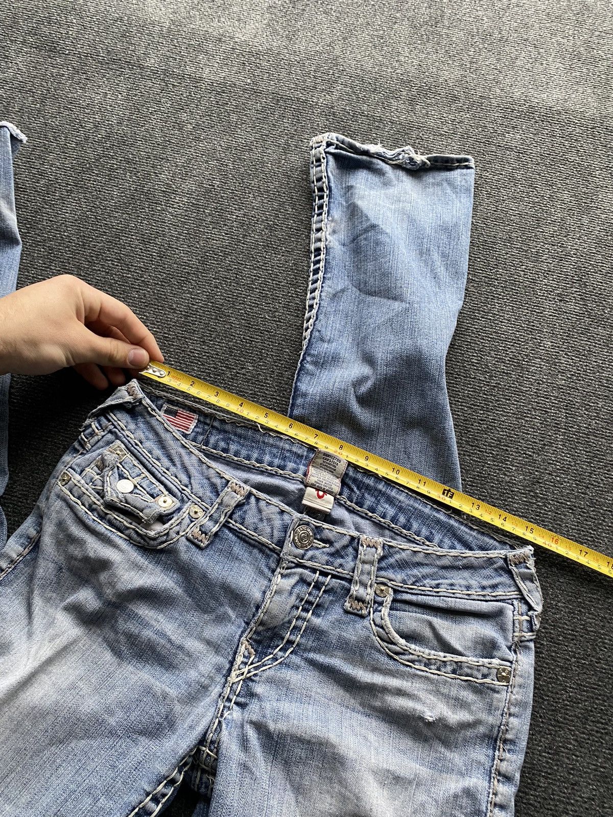 True Religion 🔥Opium Punk True Religion Bootcut Vintage jeans 30 women Size 30" / US 8 / IT 44 - 8 Thumbnail