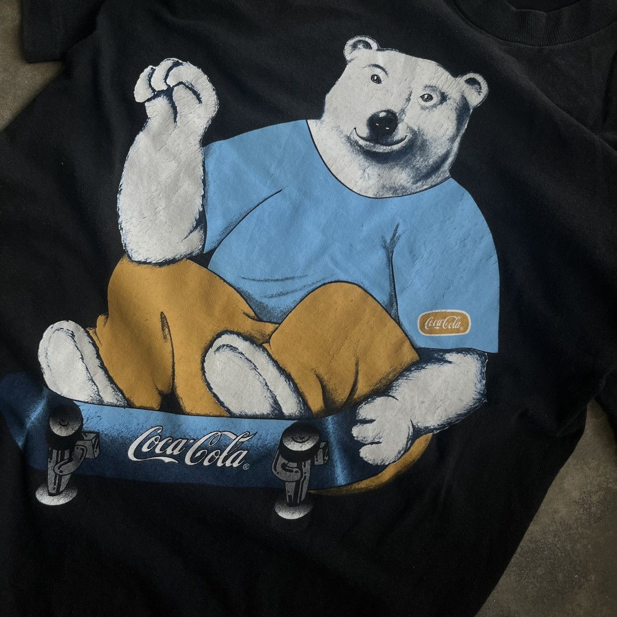 Coca Cola T-Shirt Vintage Coca Cola Skaterboards Bear Single Stitch Size US M / EU 48-50 / 2 - 3 Thumbnail