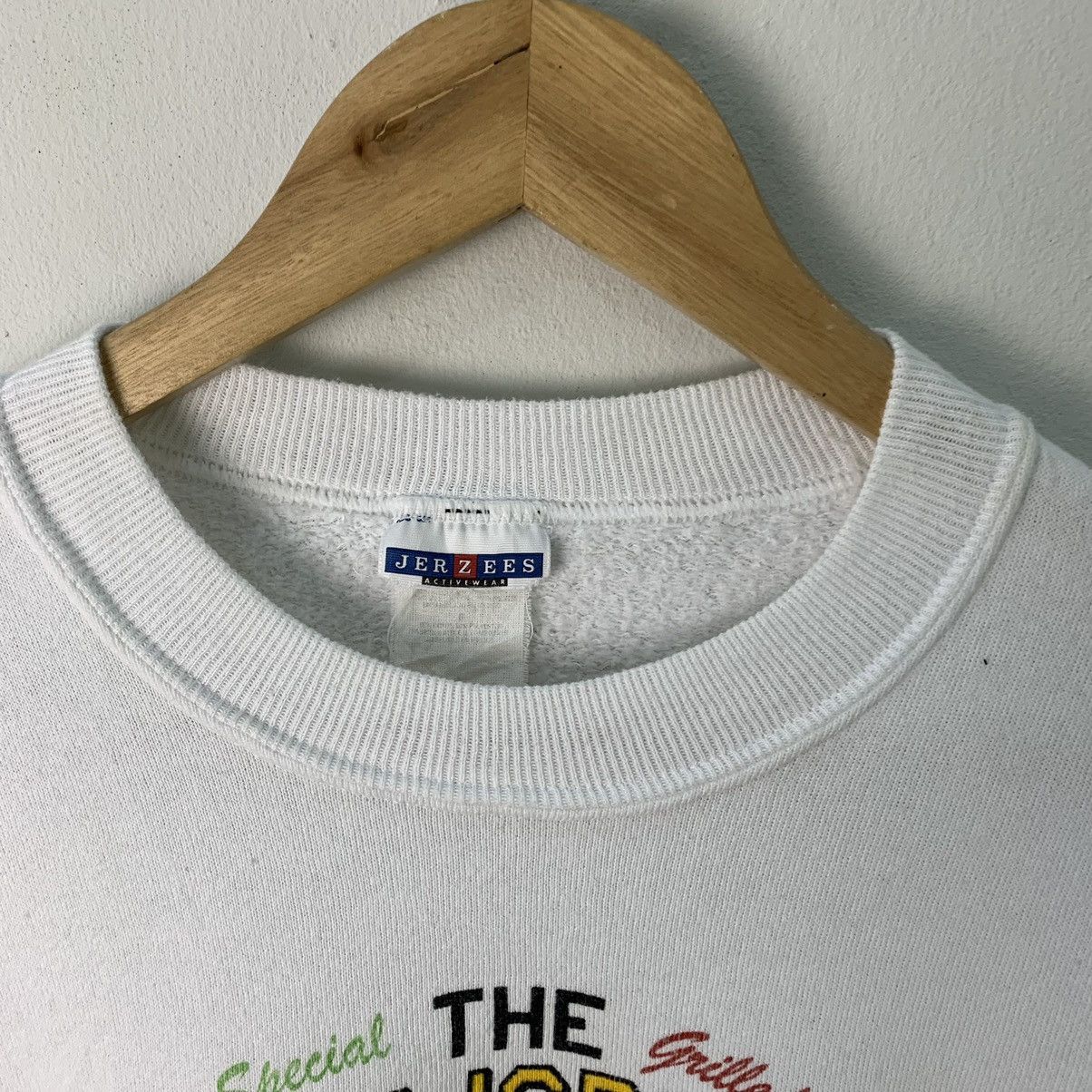 Vintage 90s The Roethlis Burger Sweatshirts Jumper Pullover