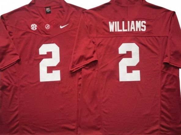 Alabama Crimson Tide 2 Ryan Williams Red Vapor Fuse Jersey