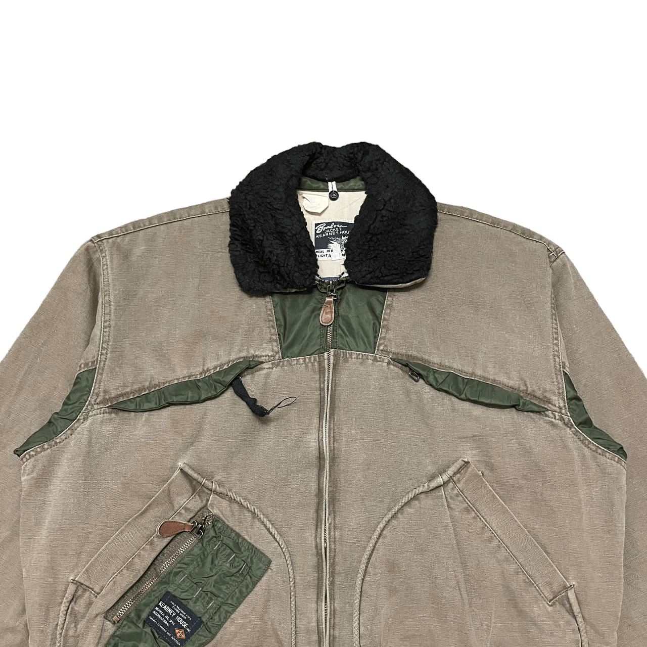 Japanese Brand Vintage Kearney House Canvas Flight Bomber Jacket Size US L / EU 52-54 / 3 - 2 Thumbnail