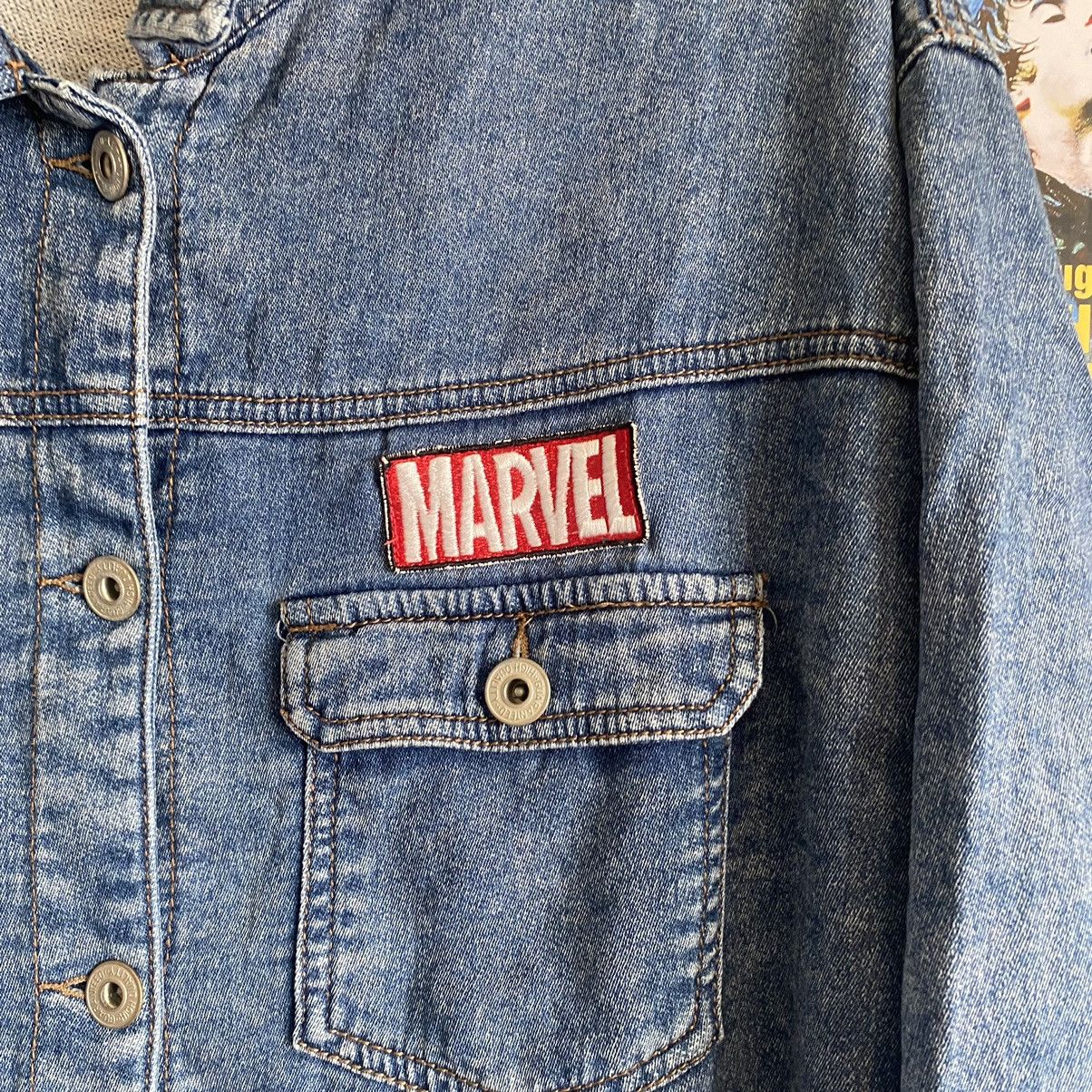 Marvel Comics Vintage Marvel Japanese Denim Jacket Size US XL / EU 56 / 4 - 3 Thumbnail
