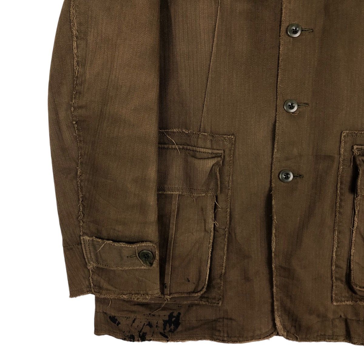 Hysteric Glamour 🔥Vintage Chore Biker Jacket Boycott Cargo Multi Pocket Size US S / EU 44-46 / 1 - 4 Thumbnail
