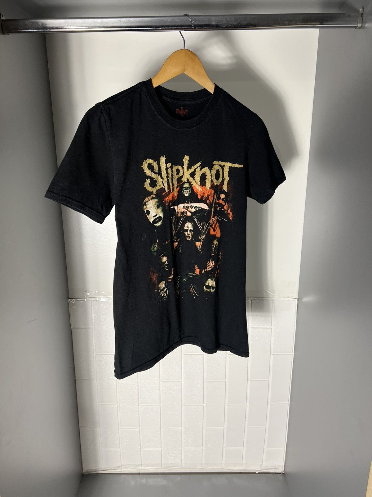 Band Tees VINTAGE SLIPKNOT WORLD TOUR ROCK T-SHIRT RETRO METAL Y2K 90s Size US S / EU 44-46 / 1 - 2 Thumbnail