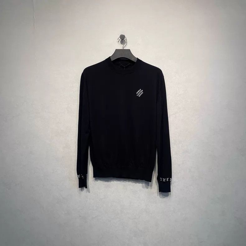 Louis Vuitton Louis Vuitton Embroidered logo knit sweater Size US M / EU 48-50 / 2 - 2 Thumbnail