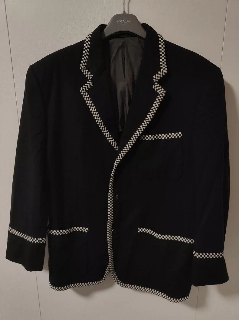 Comme des Garcons Comme des Garcons Checkerboard suit jacket Size US S / EU 44-46 / 1 - 1 Thumbnail