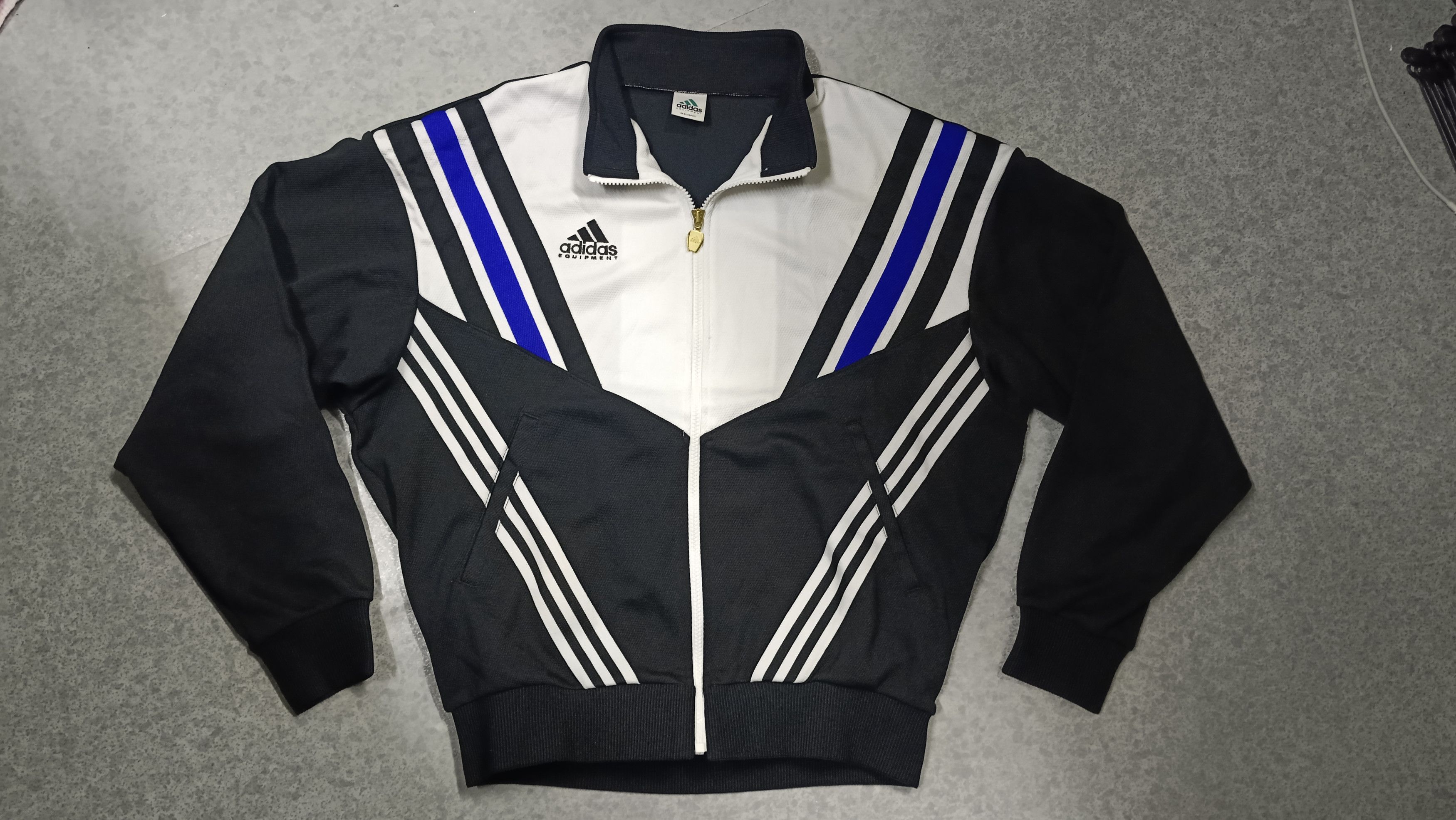 Adidas × Descente 💥 Vintage Adidas Equipment By Descente Made In Japan Size US L / EU 52-54 / 3 - 3 Thumbnail