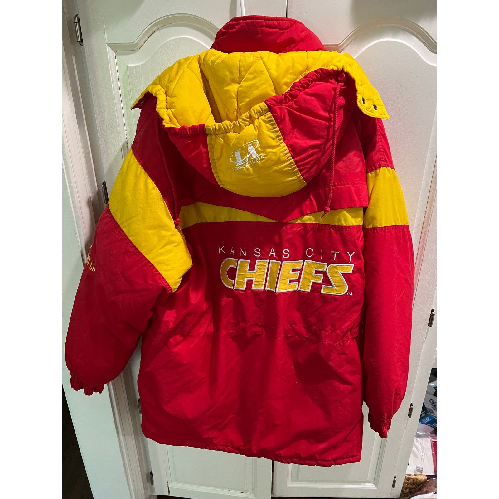 Logo Athletic Vintage Kansas City Chiefs Jacket Logo Athletic Pro Line Size US L / EU 52-54 / 3 - 2 Thumbnail