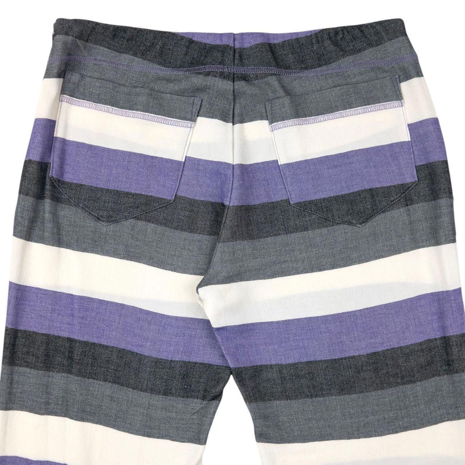 Issey Miyake Vintage 2000s Issey Miyake Striped Trousers Womens Size W26 Size 26" / US 2 / IT 38 - 3 Thumbnail