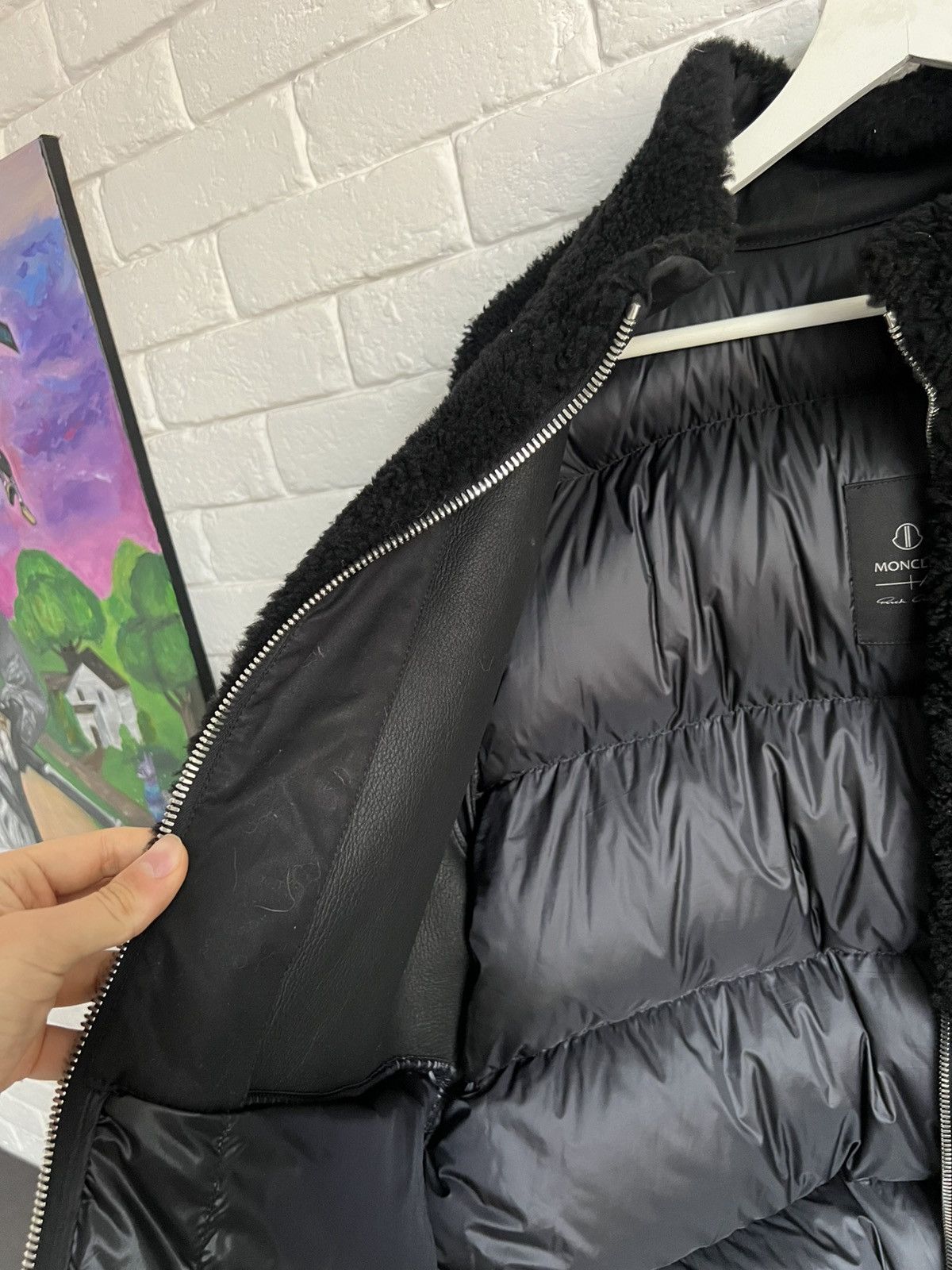 Moncler × Rick Owens Coyote shearling puffer Size US S / EU 44-46 / 1 - 6 Thumbnail