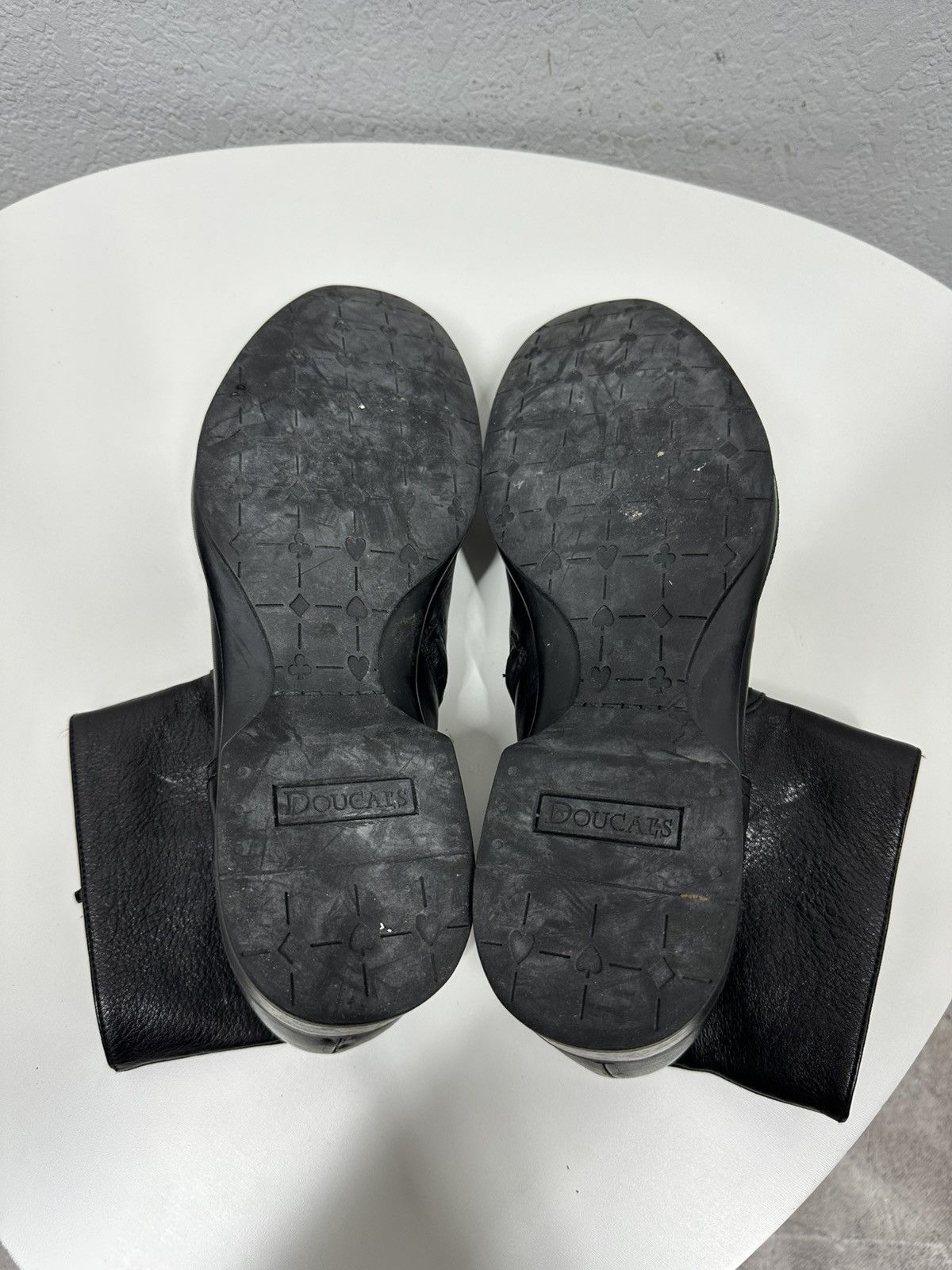 If Six Was Nine AS 98 Vibe Artisan Black Leather Side Zip Ankle Biker Boots Size US 11.5 / EU 44-45 - 10 Thumbnail
