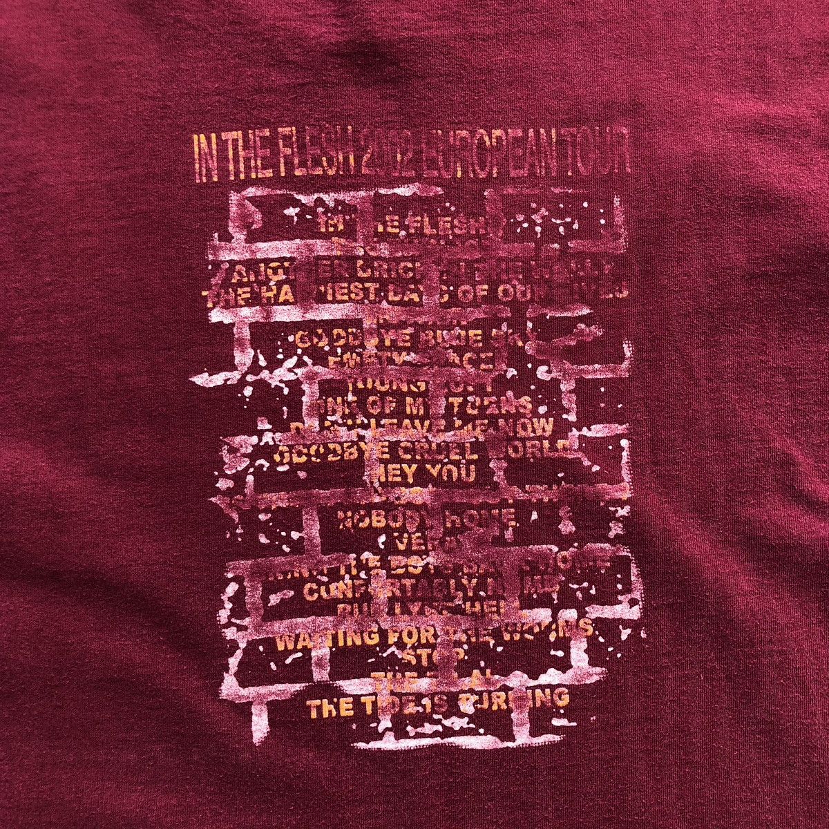 Pink Floyd Roger Waters In The Fleesh 2002 European Tour 00’s T-Shirt Size US XL / EU 56 / 4 - 7 Thumbnail
