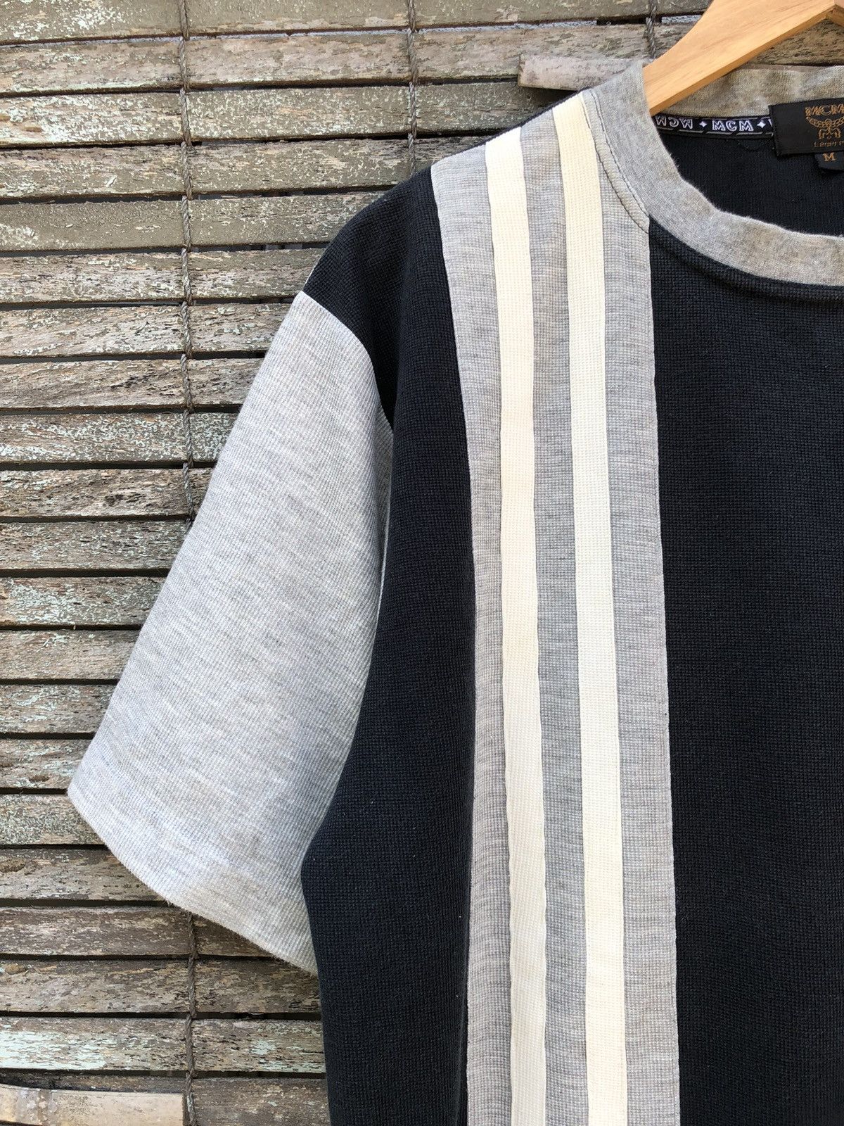 MCM Vintage 90s MCM Legere Single Pocket Colour Block Tshirt Size US L / EU 52-54 / 3 - 5 Thumbnail