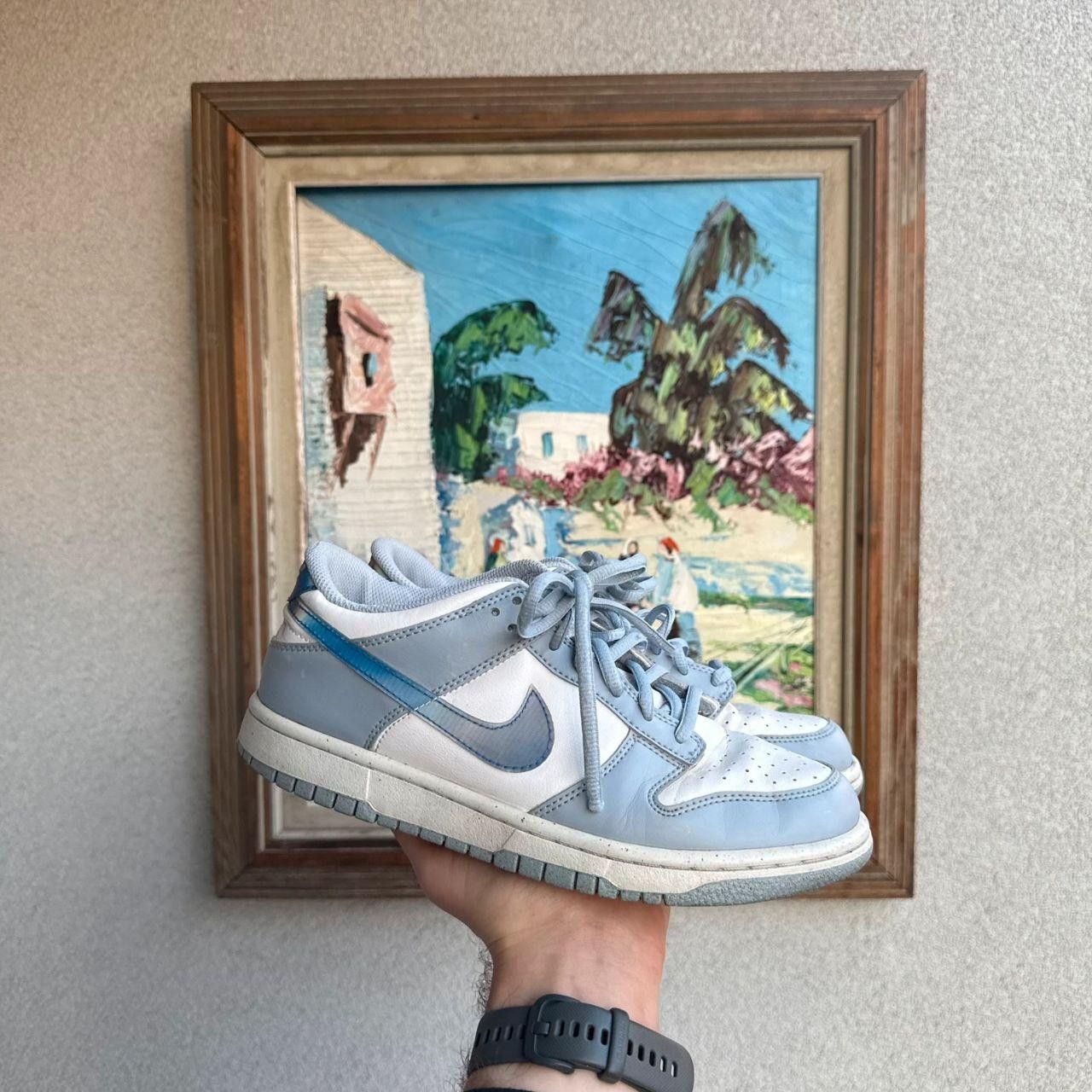 Nike Nike Dunk Womans Sneakers Blue Low Top Size US 6 / IT 36 - 1 Thumbnail