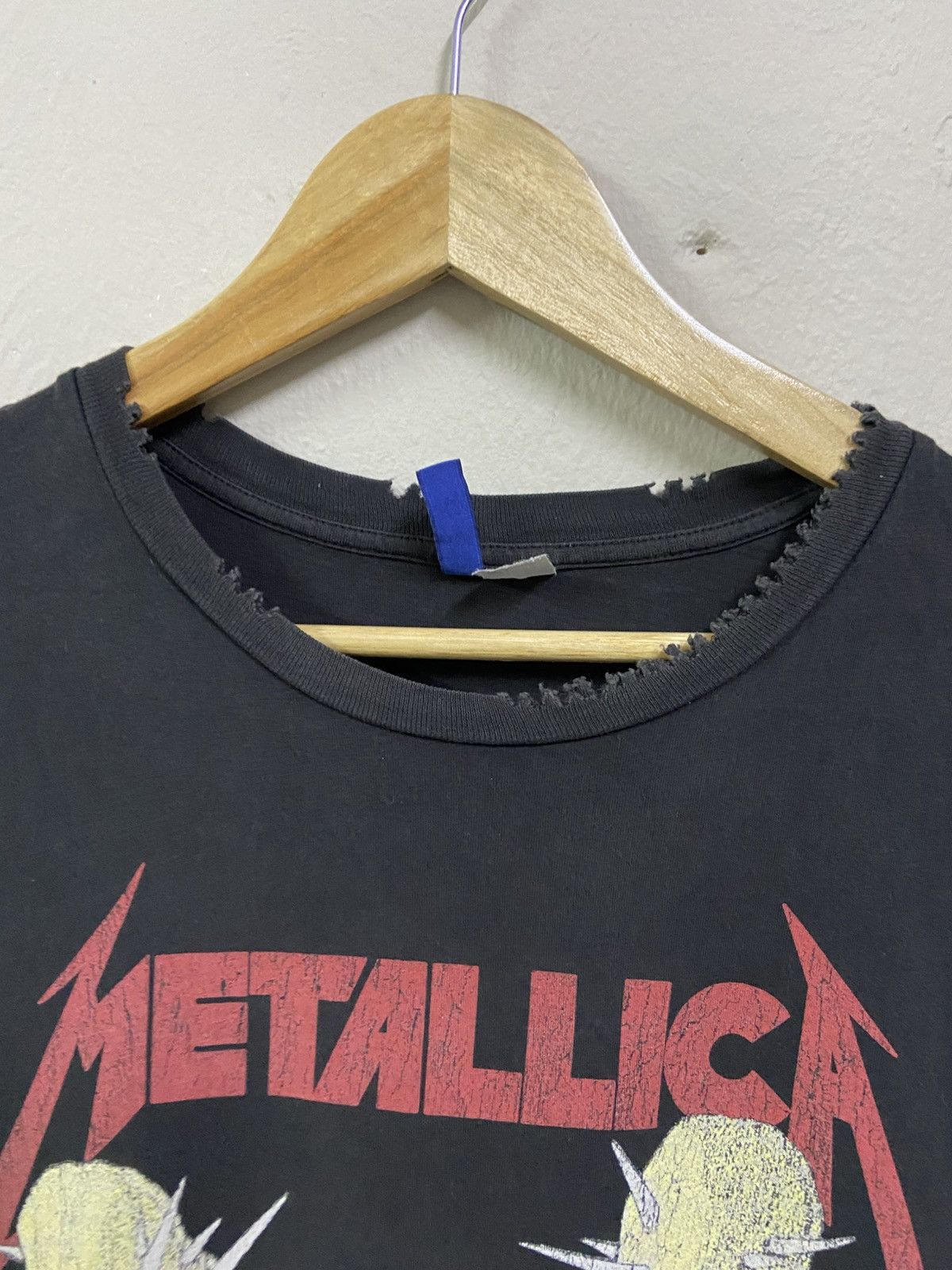 Band Tees × Metallica × Vintage Distressed Metallica Pushead metal band tee vintage reprint Size US L / EU 52-54 / 3 - 4 Thumbnail