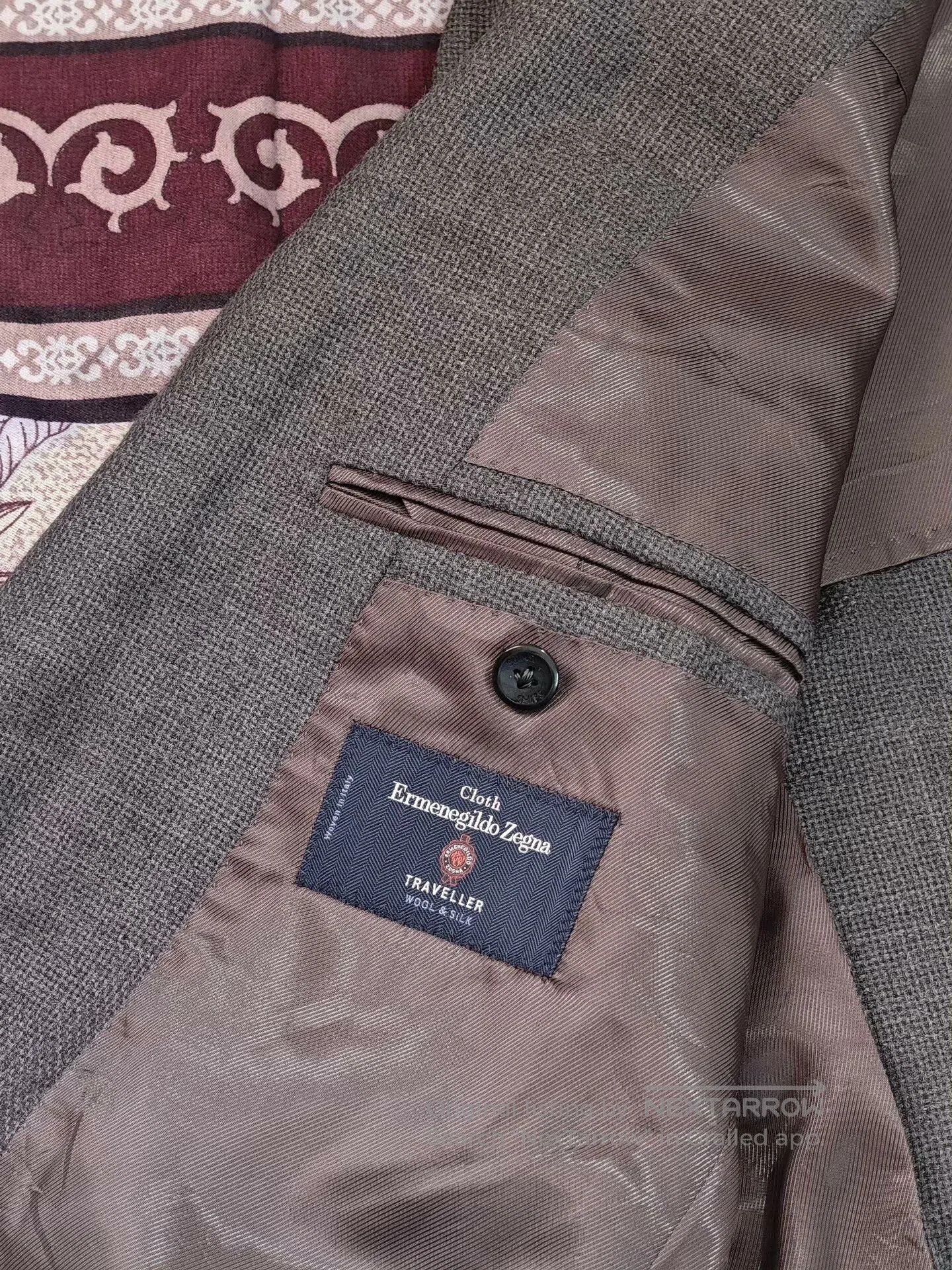 Ermenegildo Zegna Italian Zegna Wool Silk Linen Suit. Size US M / EU 48-50 / 2 - 7 Thumbnail