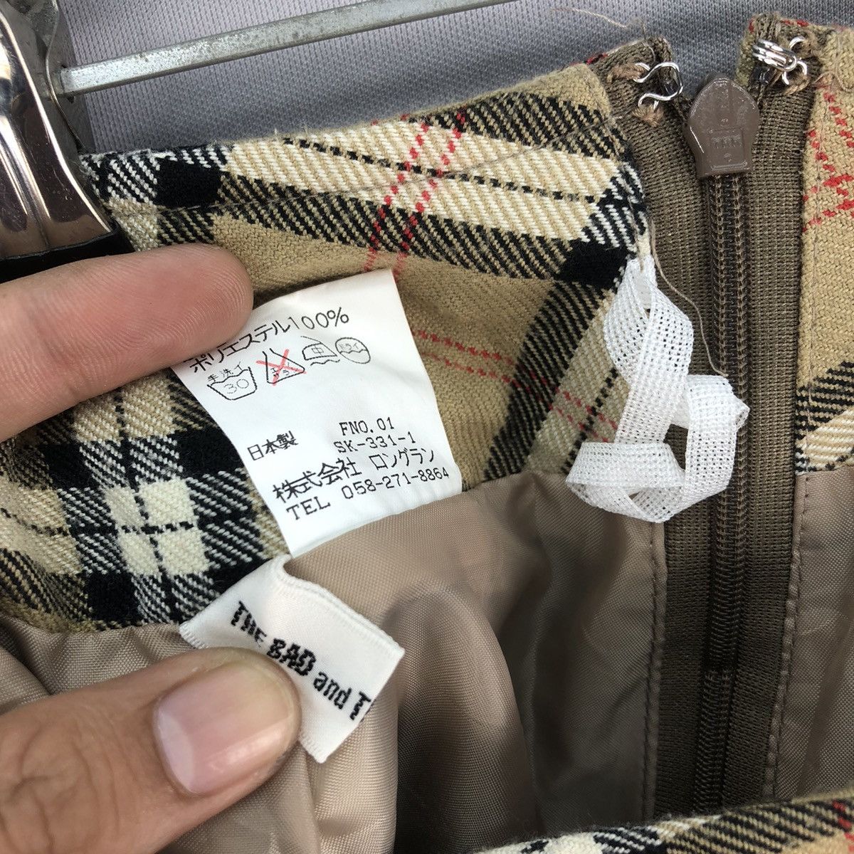 Japanese Brand The Bad And The Beautiful Nova Check Mini Skirts Size 24" / US 00 / IT 34 - 10 Thumbnail