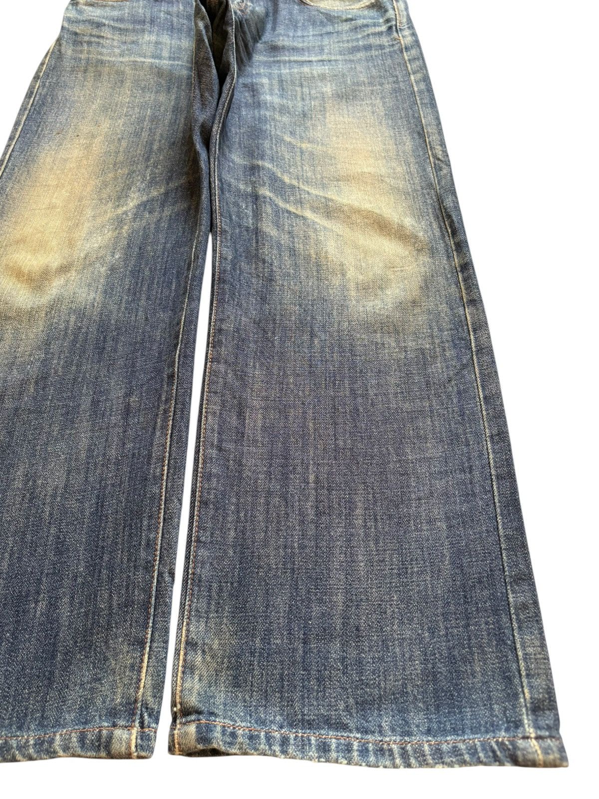 Japanese Brand Vintage Japanese Brand Rusty Mud Wash Loose Baggy Jeans Size US 32 / EU 48 - 7 Thumbnail