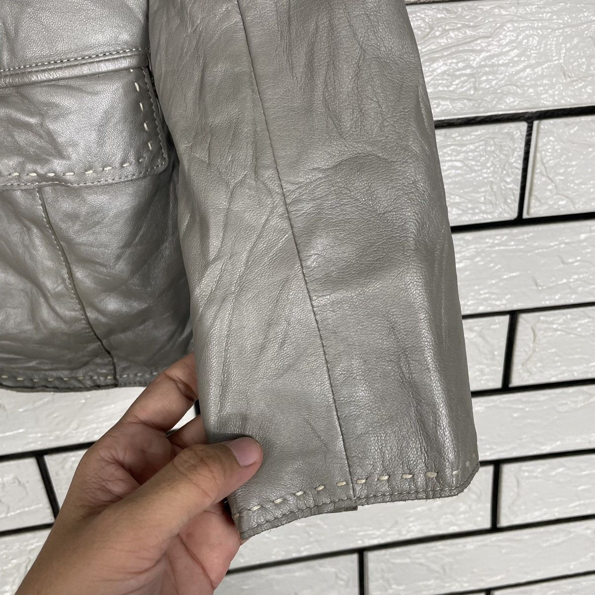 Balmain Balmain Women Leather Jacket Size S / US 4 / IT 40 - 13 Thumbnail
