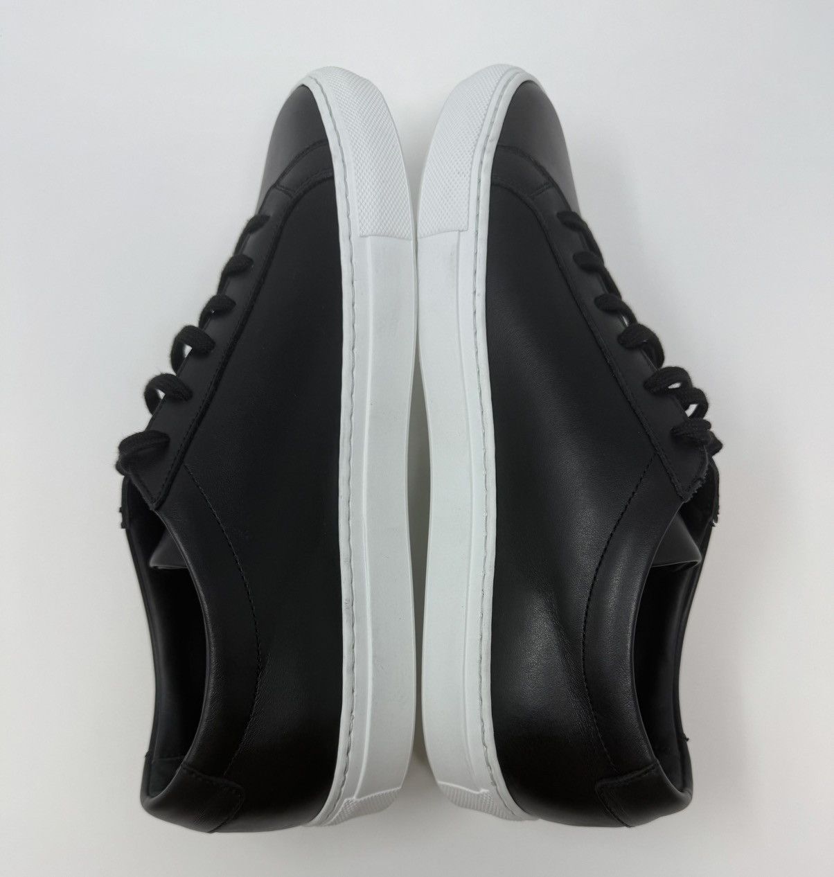 Common Projects Common Projects Achilles Low Top Sneaker Black White Size US 11 / IT 41 - 4 Thumbnail