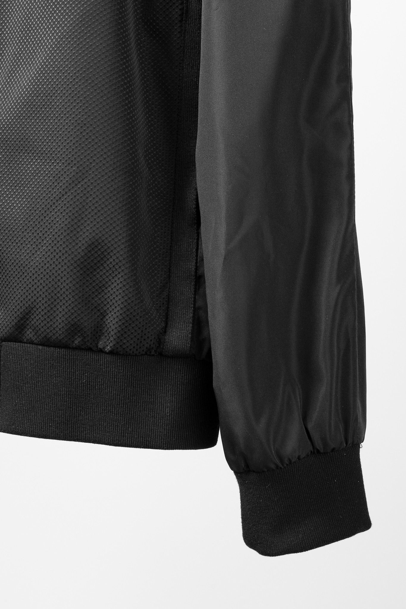 Corneliani Corneliani Black Combi Zip Sporty Bomber Jacket Size US XL / EU 56 / 4 - 6 Thumbnail